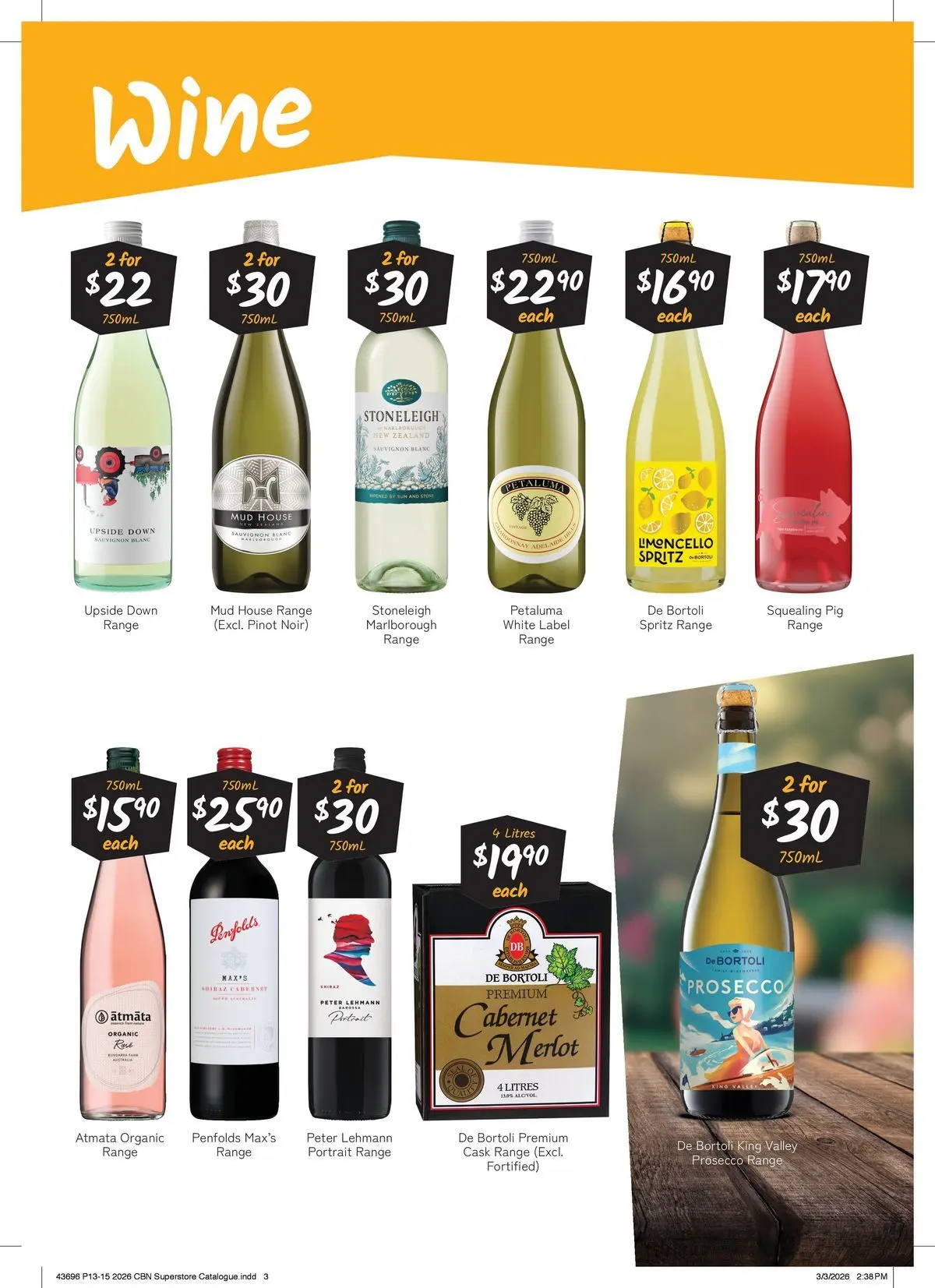 Deals - Good Shout! QLD SS 23/03 - 22/03/2026 > weekly / monthly specials | Page: 3 | Products: Wine