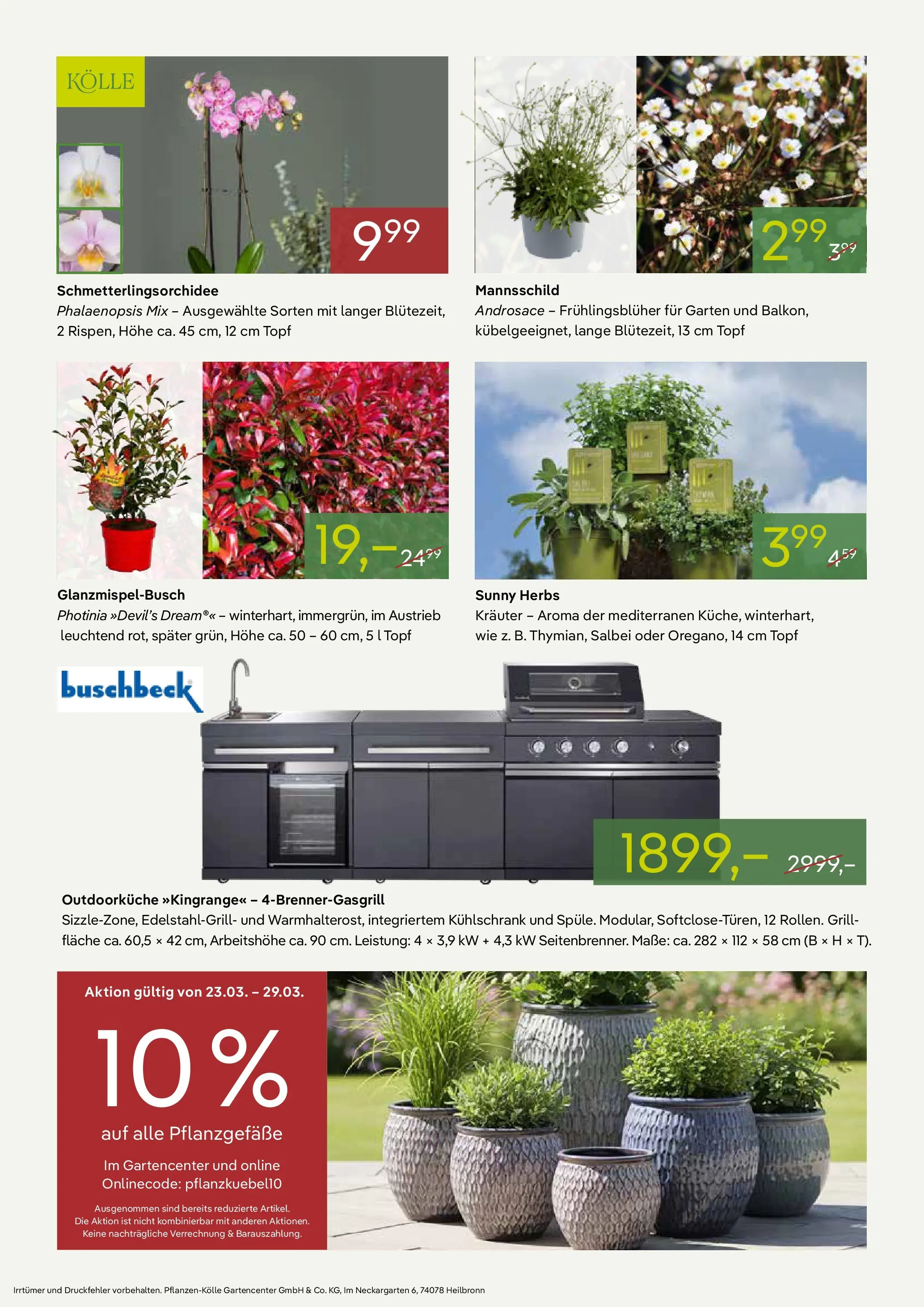 Pflanzen-Kölle - Pflanzen-Kölle: Startklar für die Gartensaison (ab 23.03.2026) zum Blättern | Seite: 2 | Produkte: Grill, Kühlschrank