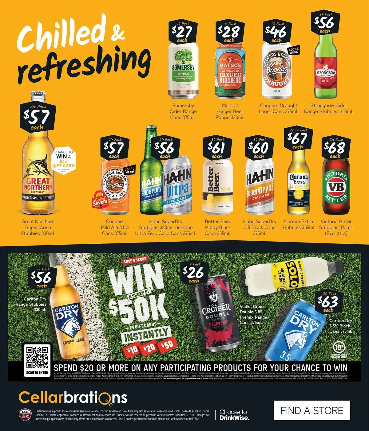 Deals - Easter drops that always hit the spot! - 22/03/2026 > weekly / monthly specials | Page: 8 | Products: Ginger, Beer, Vodka, Lemon