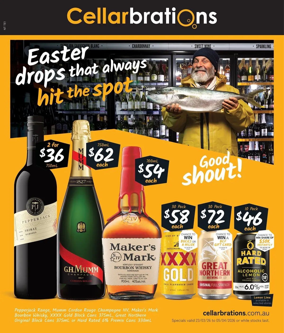Deals - Easter Drops That Always Hit The Spot! - 22/03/2026 > weekly / monthly specials | Page: 1