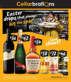Preview of Deals - Easter Drops That Always Hit The Spot! - valid from 22.03.2026 | Page: 1 | Products: Handmade, Bourbon, Lemon, Lime