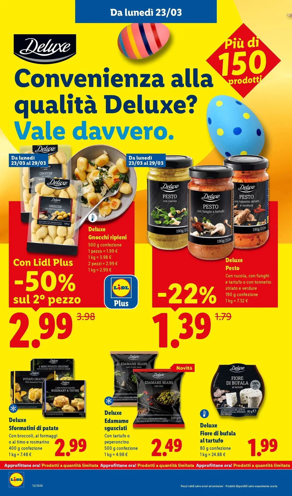 LIDL volantino della prossima settimana dal ﻿22/03/2026﻿ 📣 | Pagina: 18 | Prodotti: Patate, Verdure, Latte, Emmental