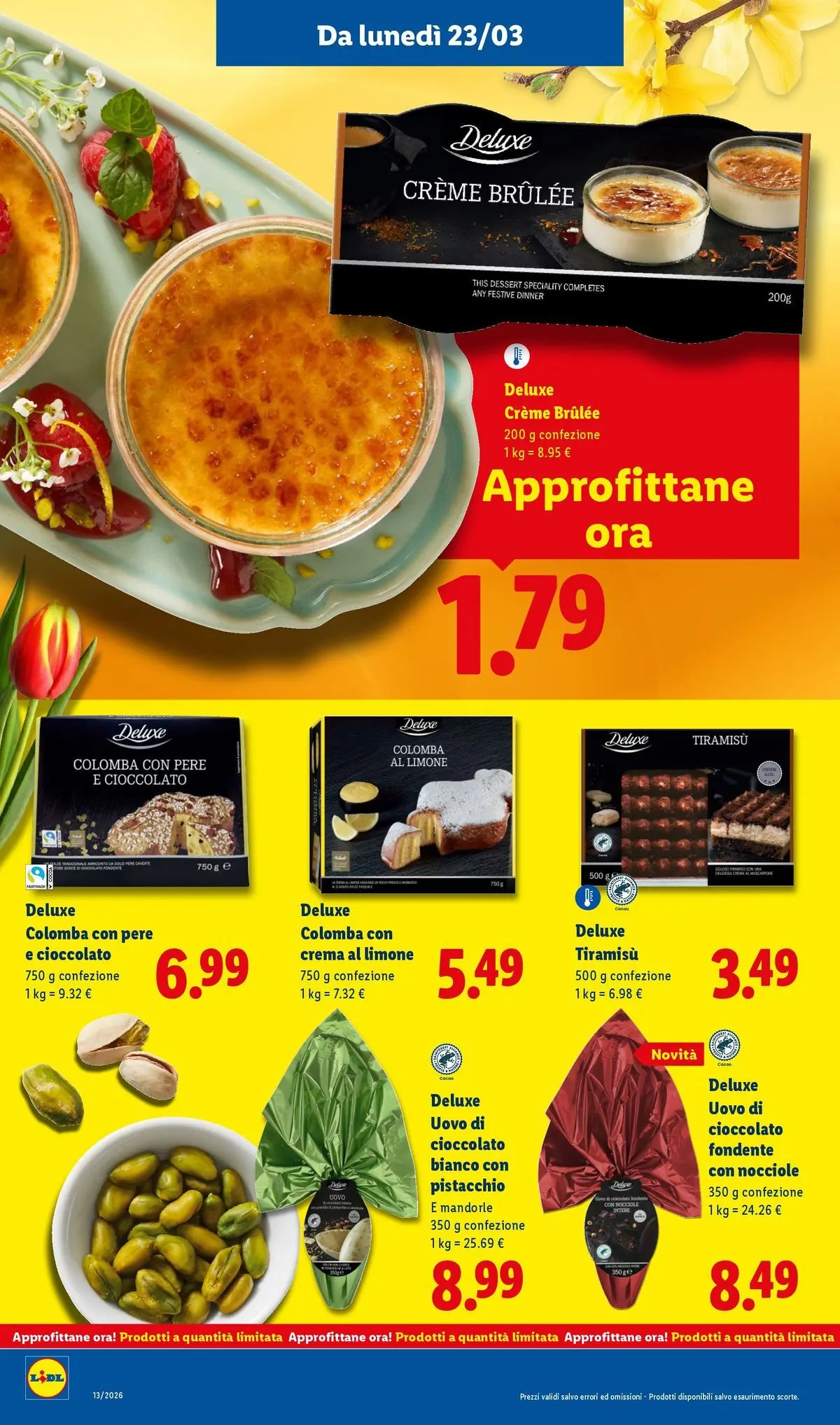 LIDL volantino della prossima settimana dal ﻿22/03/2026﻿ 📣 | Pagina: 20 | Prodotti: Crema, Cioccolato, Mandorle, Nocciole