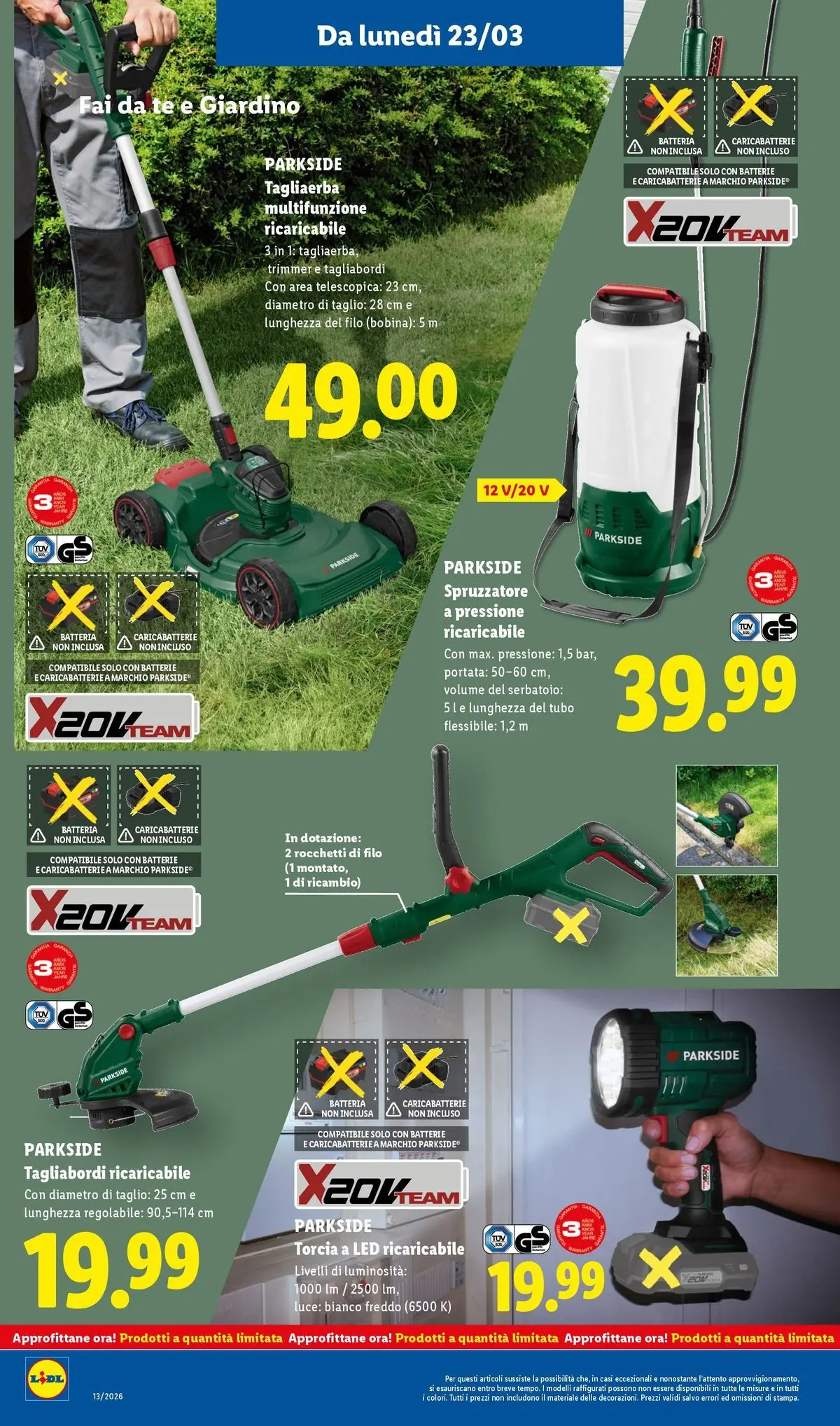 LIDL volantino della prossima settimana dal ﻿22/03/2026﻿ 📣 | Pagina: 28 | Prodotti: Tè, Tubo, Batteria, Caricabatterie