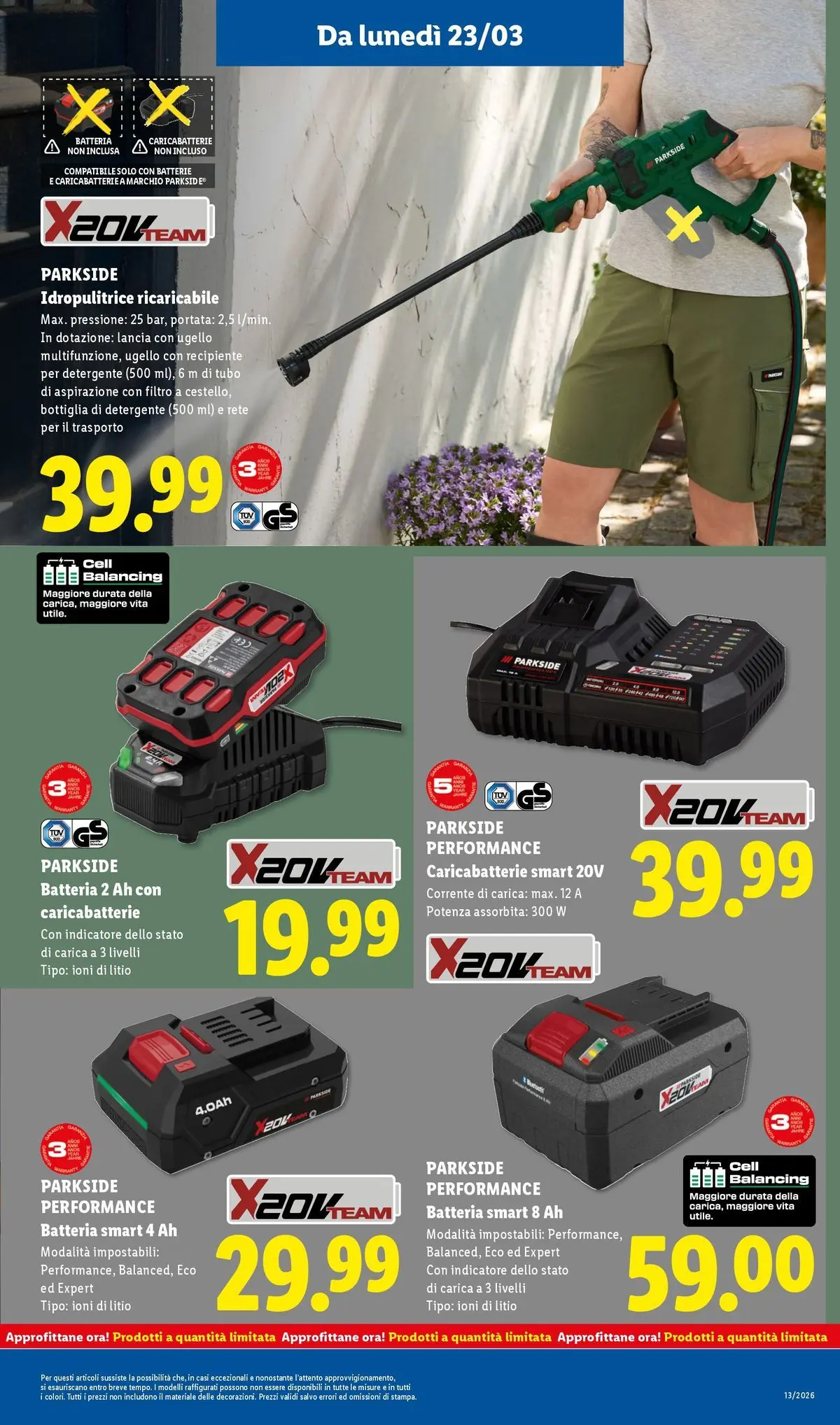 LIDL volantino della prossima settimana dal ﻿22/03/2026﻿ 📣 | Pagina: 29 | Prodotti: Detergente, Bottiglia, Batterie, Caricabatterie