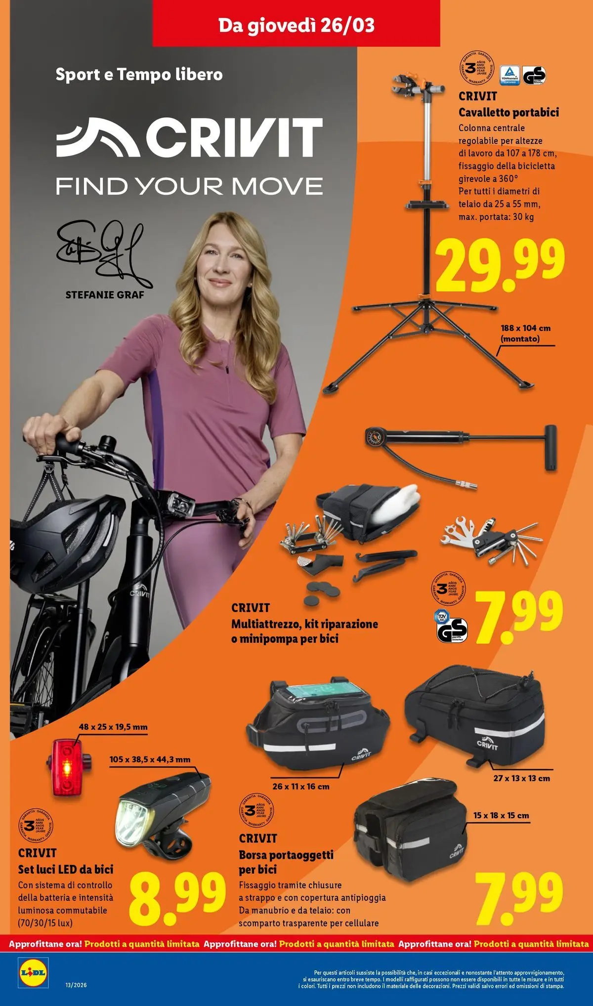 LIDL volantino della prossima settimana dal ﻿22/03/2026﻿ 📣 | Pagina: 36 | Prodotti: Bicicletta, Cellulare, Borsa, Batteria