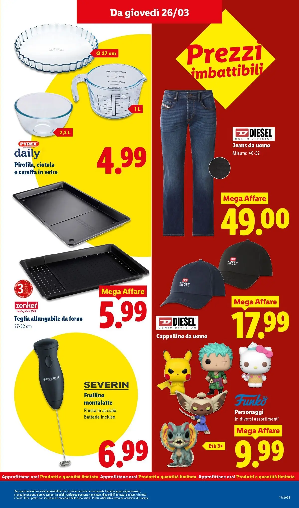 LIDL volantino della prossima settimana dal ﻿22/03/2026﻿ 📣 | Pagina: 43 | Prodotti: Caraffa, Jeans, Forno, Ciotola