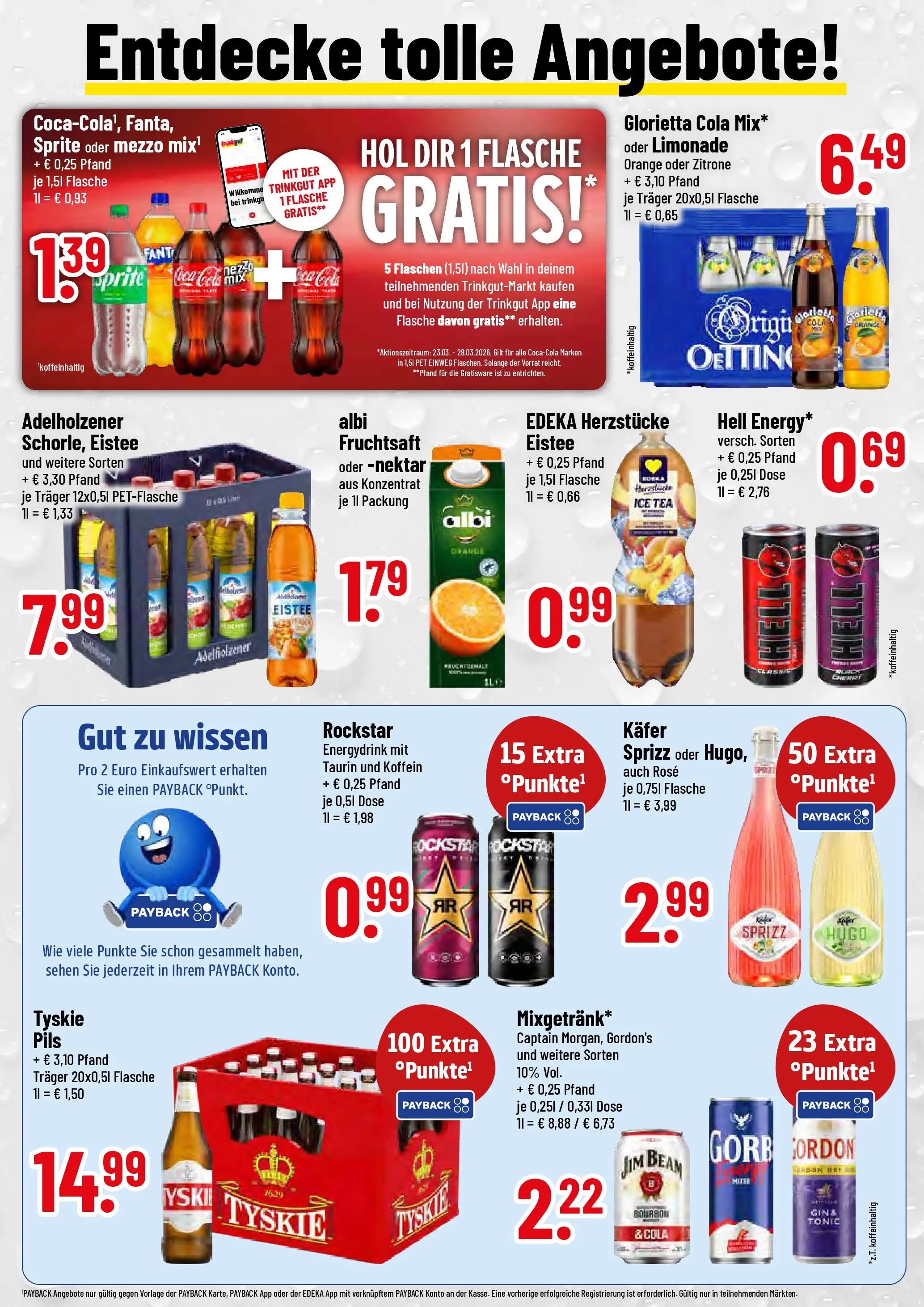 Trinkgut Prospekt Dasing	 (ab 22.03.2026) » Angebote online | Seite: 2 | Produkte: Cola, Limonade, Bourbon, Fruchtsaft