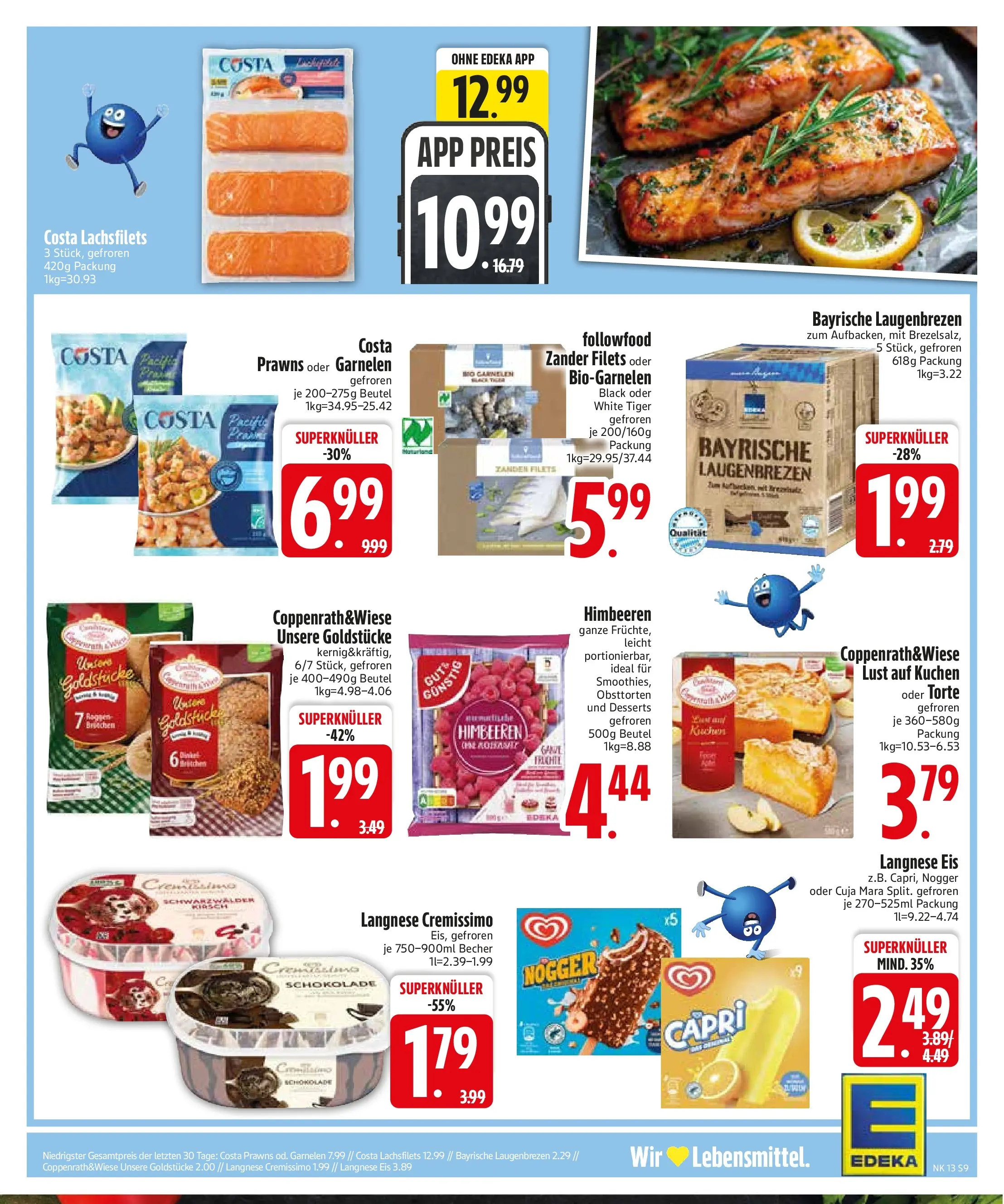 Edeka prospekt Vohburg	 (ab 22.03.2026) » Angebote Online | Seite: 11 | Produkte: Cremissimo, Schokolade, Garnelen, Kuchen