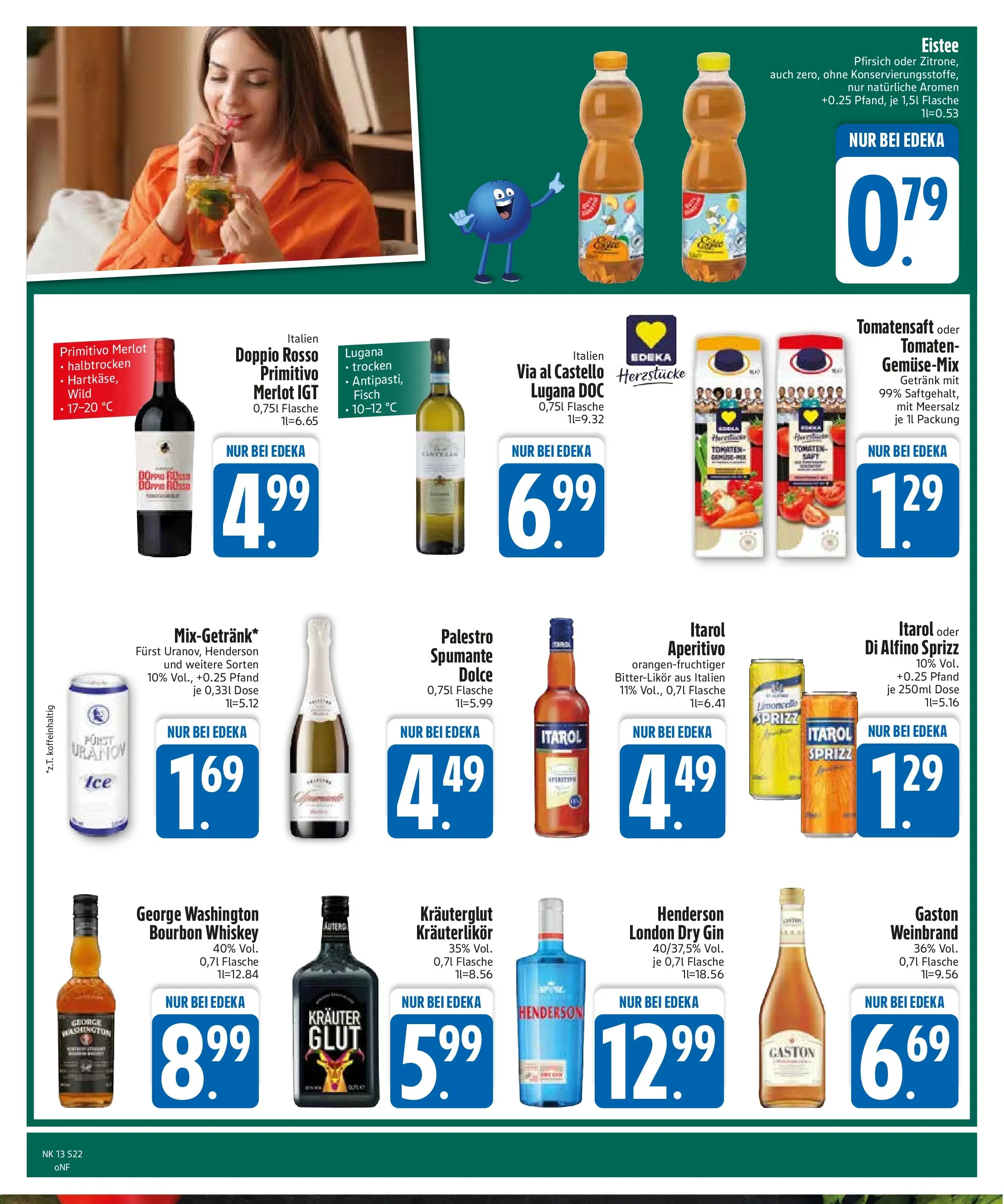 Edeka prospekt Zwiesel	 (ab 22.03.2026) » Angebote Online | Seite: 24 | Produkte: Tomaten, Bourbon, Gin, Whiskey