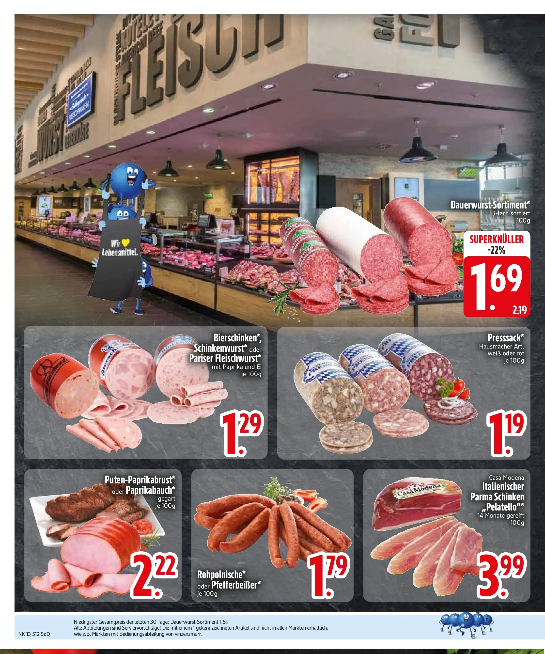 Edeka prospekt Altomünster	 (ab 22.03.2026) » Angebote Online | Seite: 14 | Produkte: Paprika, Schinken