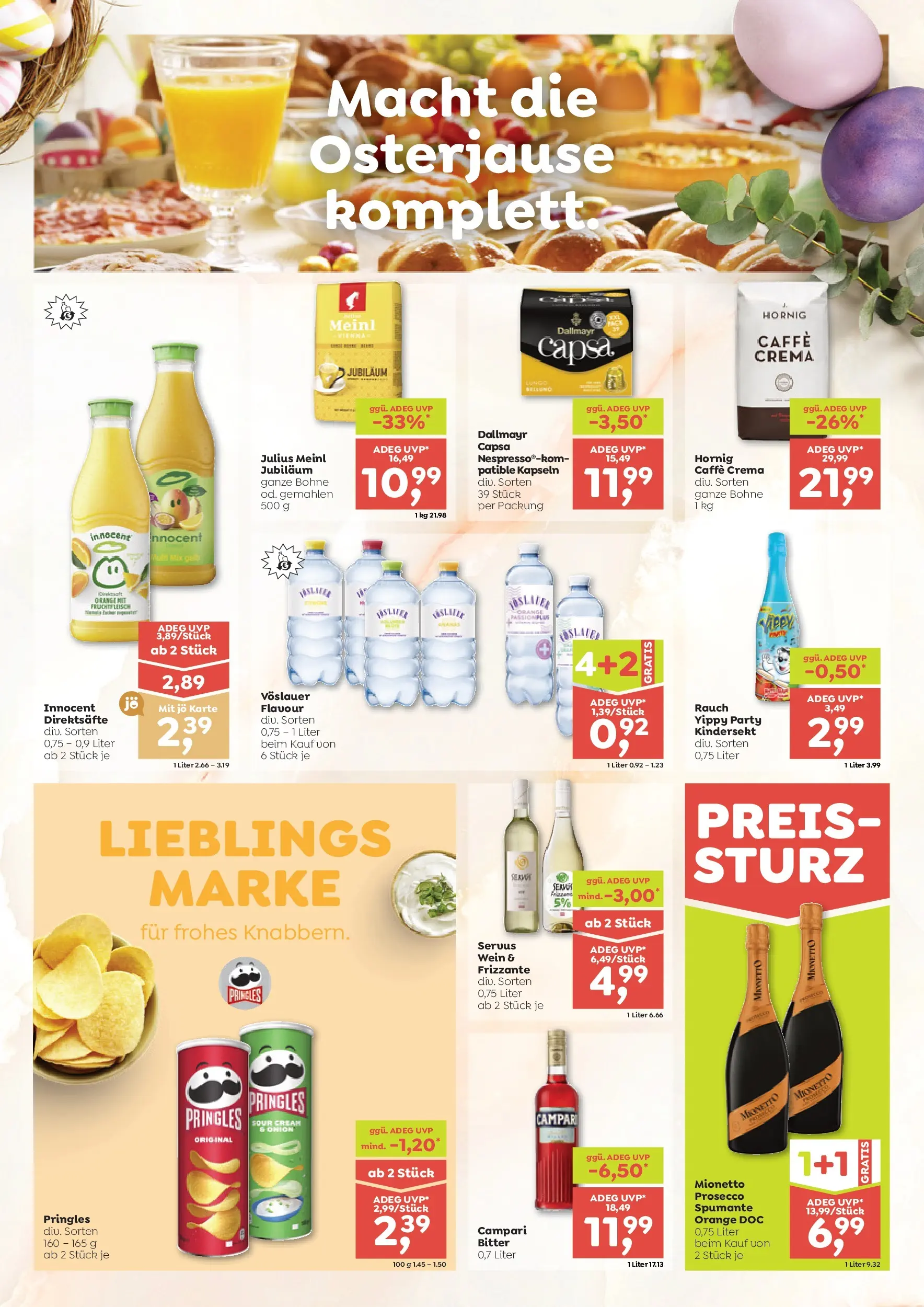 ADEG Weissenbach, Hermagor, Möderbrugg von 26.03.2026 - Aktuelle Angebote | Seite: 9 | Produkte: Nauriit, Wein