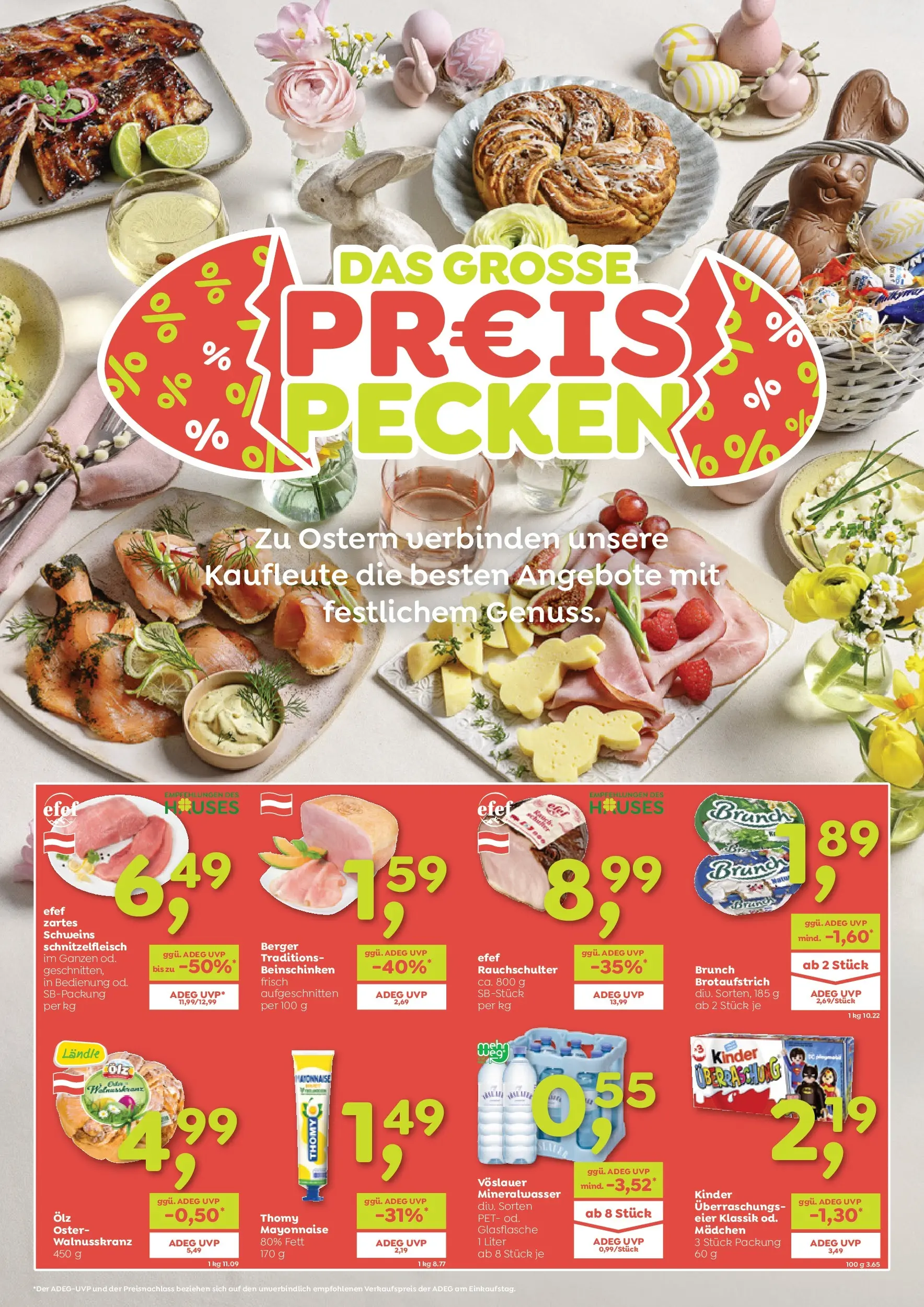 ADEG Sonntag, Laterns, Schoppernau von 26.03.2026 - Aktuelle Angebote | Seite: 2 | Produkte: Mayonnaise, Eier