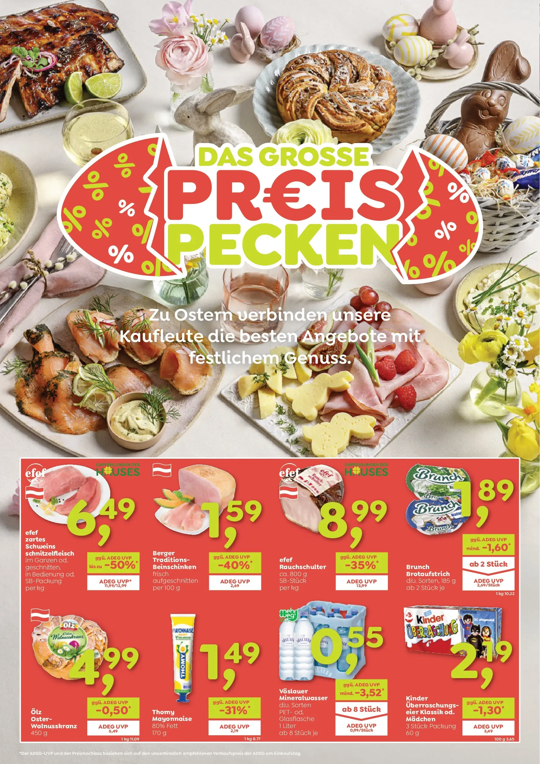ADEG Hollersbach, Hohenberg, Prottes von 26.03.2026 - Aktuelle Angebote | Seite: 2 | Produkte: Mayonnaise, Eier