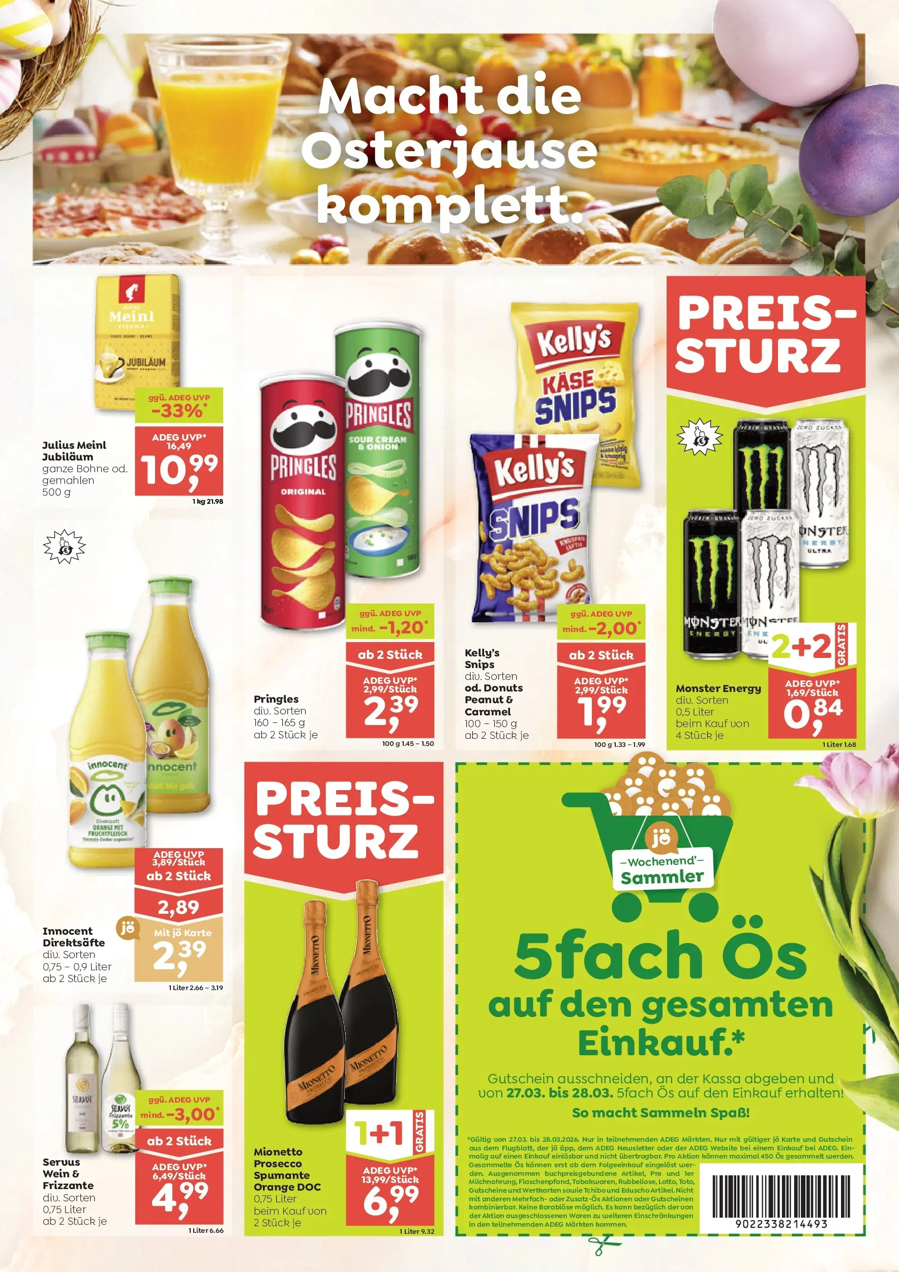 ADEG Hollersbach, Hohenberg, Prottes von 26.03.2026 - Aktuelle Angebote | Seite: 5 | Produkte: Käse, Wein