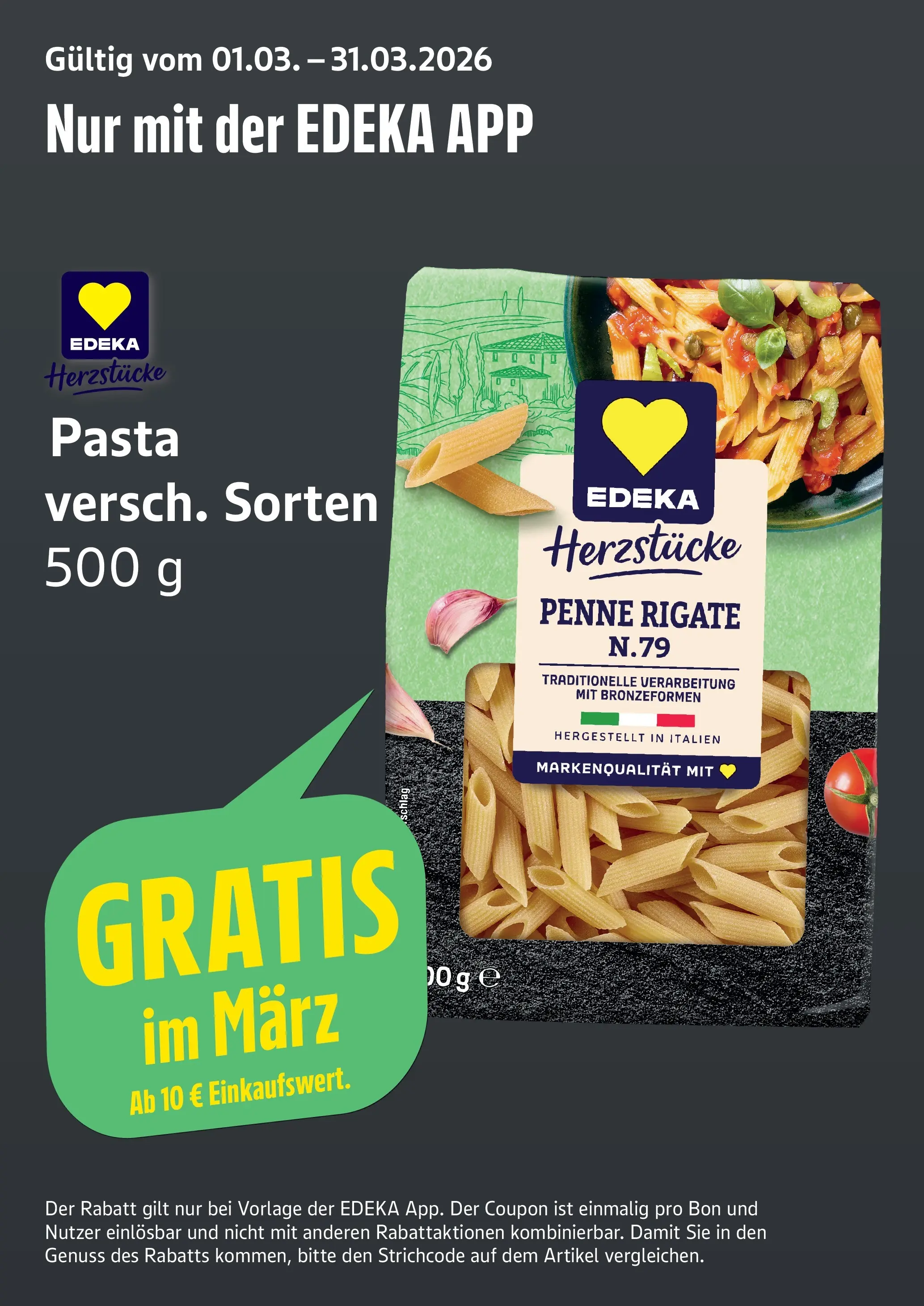 Edeka prospekt Rostock	 (ab 22.03.2026) » Angebote Online | Seite: 10 | Produkte: Pasta