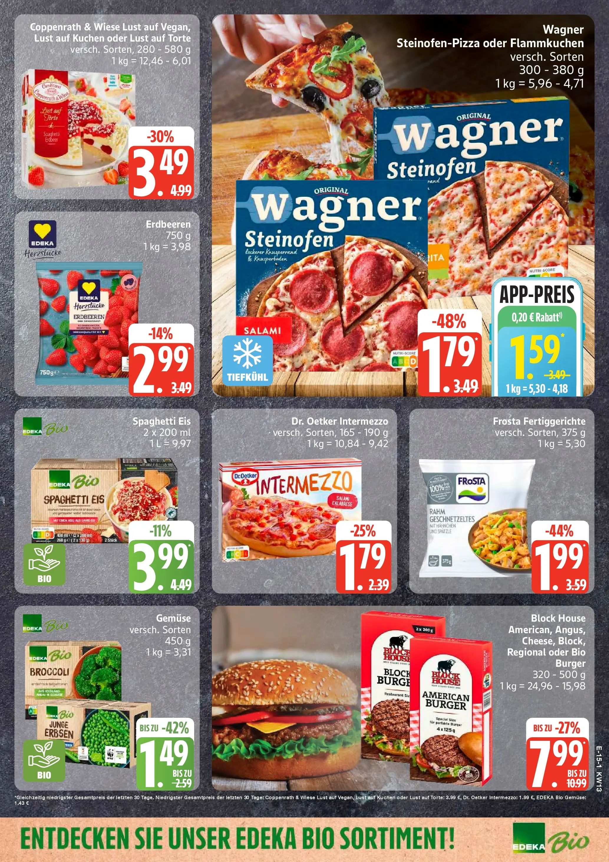 Edeka prospekt Rostock	 (ab 22.03.2026) » Angebote Online | Seite: 17 | Produkte: Fertiggerichte, Salami, Erdbeeren, Eis