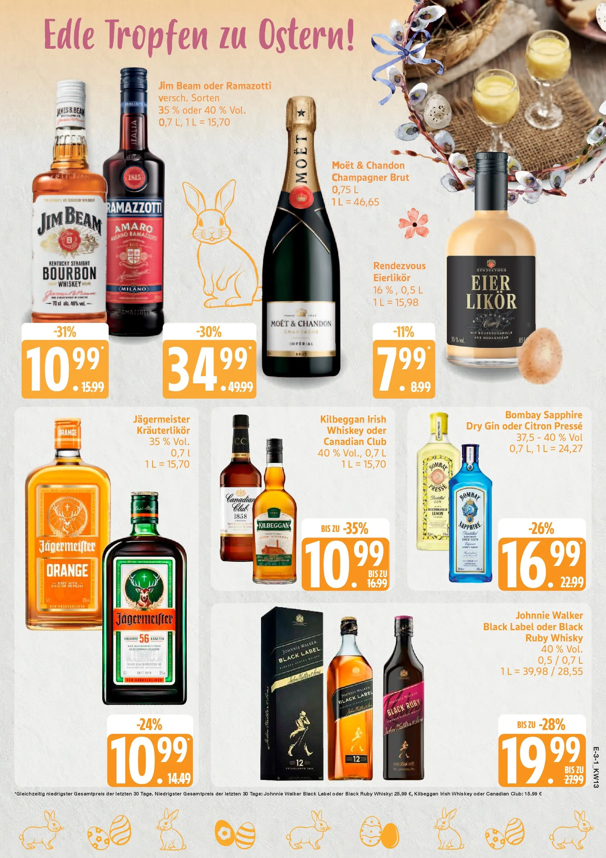 Edeka prospekt Bremervörde	 (ab 22.03.2026) » Angebote Online | Seite: 3 | Produkte: Whisky, Presse, Likör, Whiskey