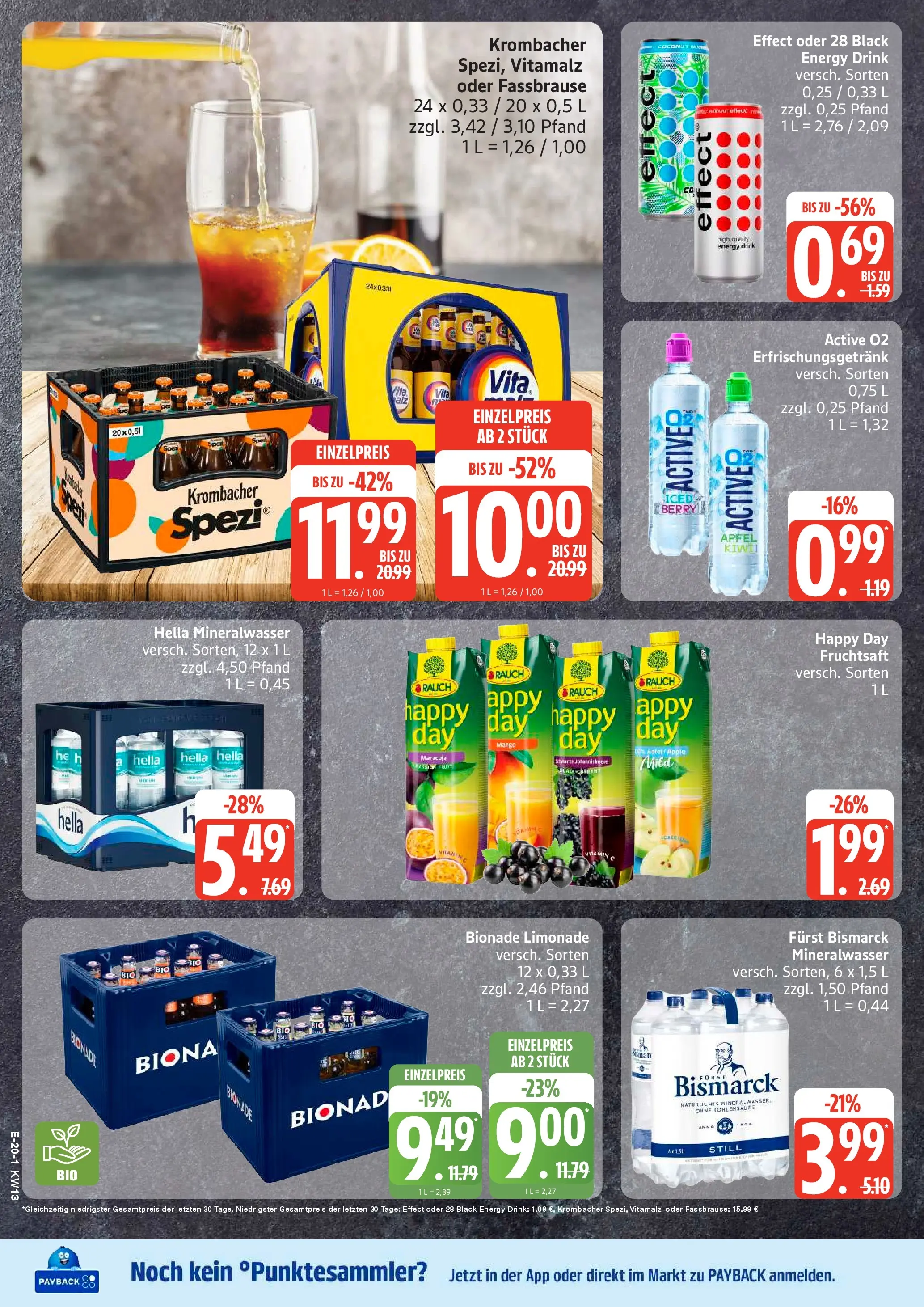 Edeka prospekt Bremervörde	 (ab 22.03.2026) » Angebote Online | Seite: 22 | Produkte: Energy, Limonade, Mango, Fassbrause