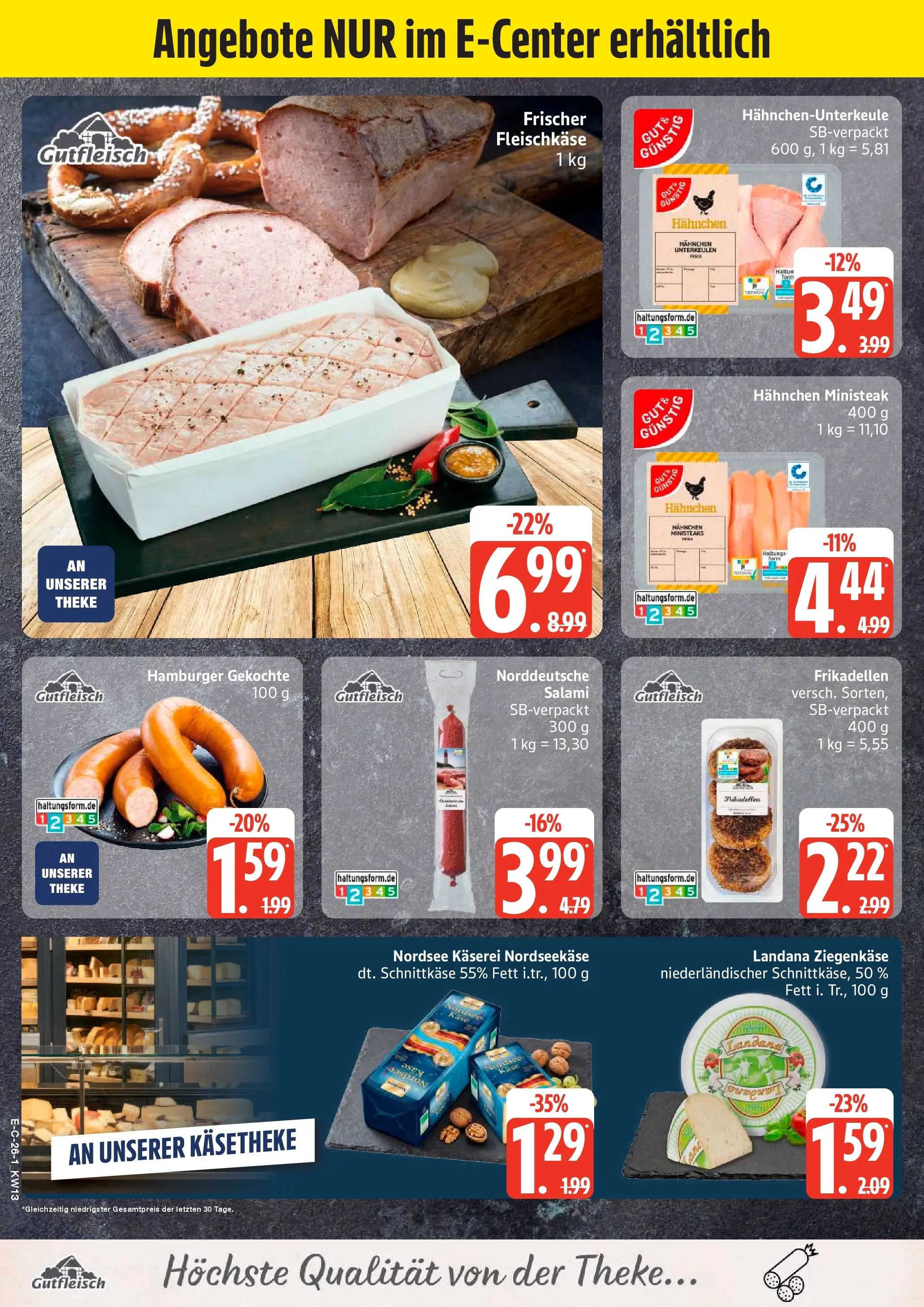 Edeka prospekt Bremervörde	 (ab 22.03.2026) » Angebote Online | Seite: 28 | Produkte: Hahnchen, Theke, Ziegenkäse, Steak