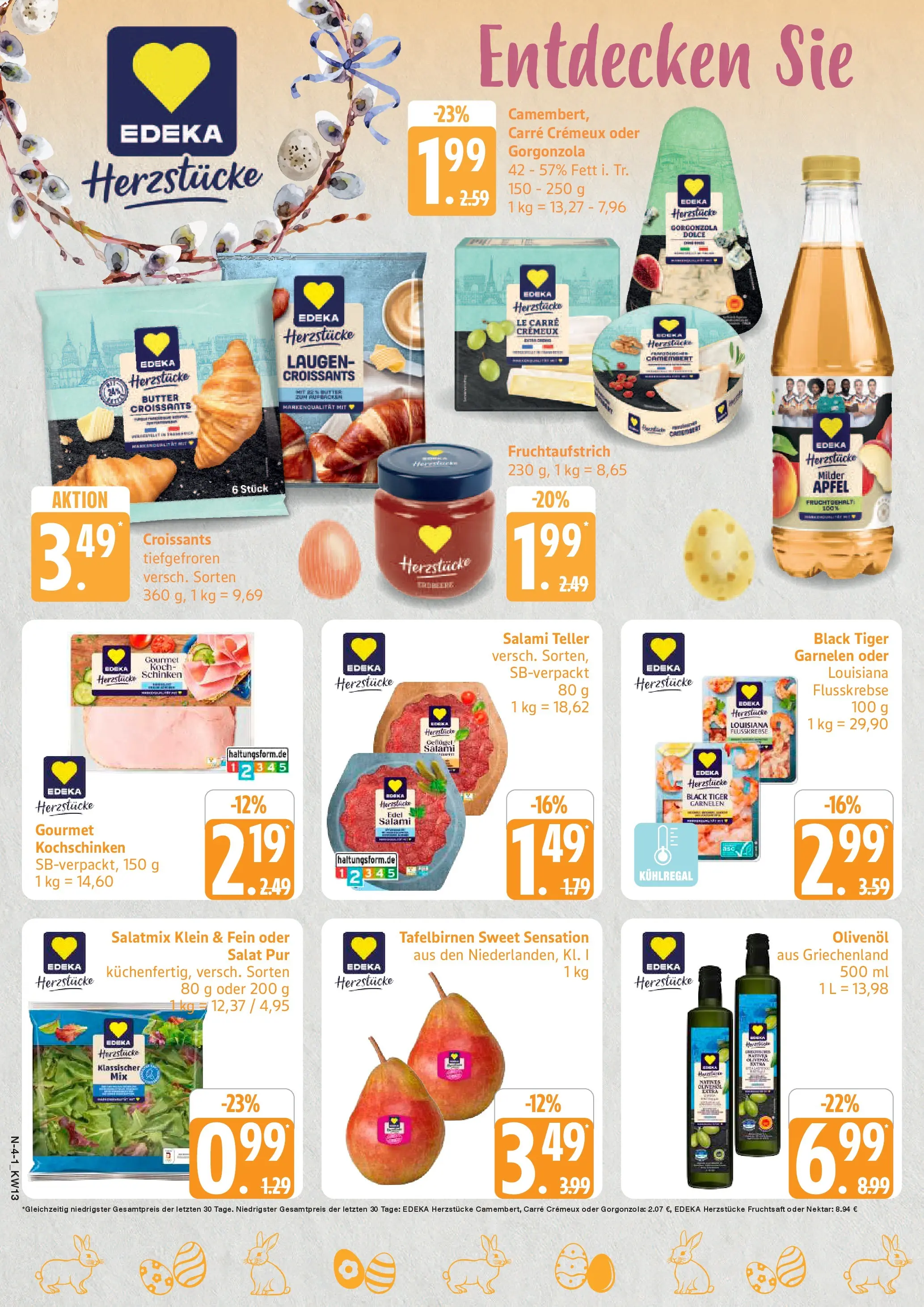 Marktkauf Prospekt Cuxhaven	 (ab 22.03.2026) » Angebote online | Seite: 4 | Produkte: Garnelen, Salami, Schinken, Fruchtsaft