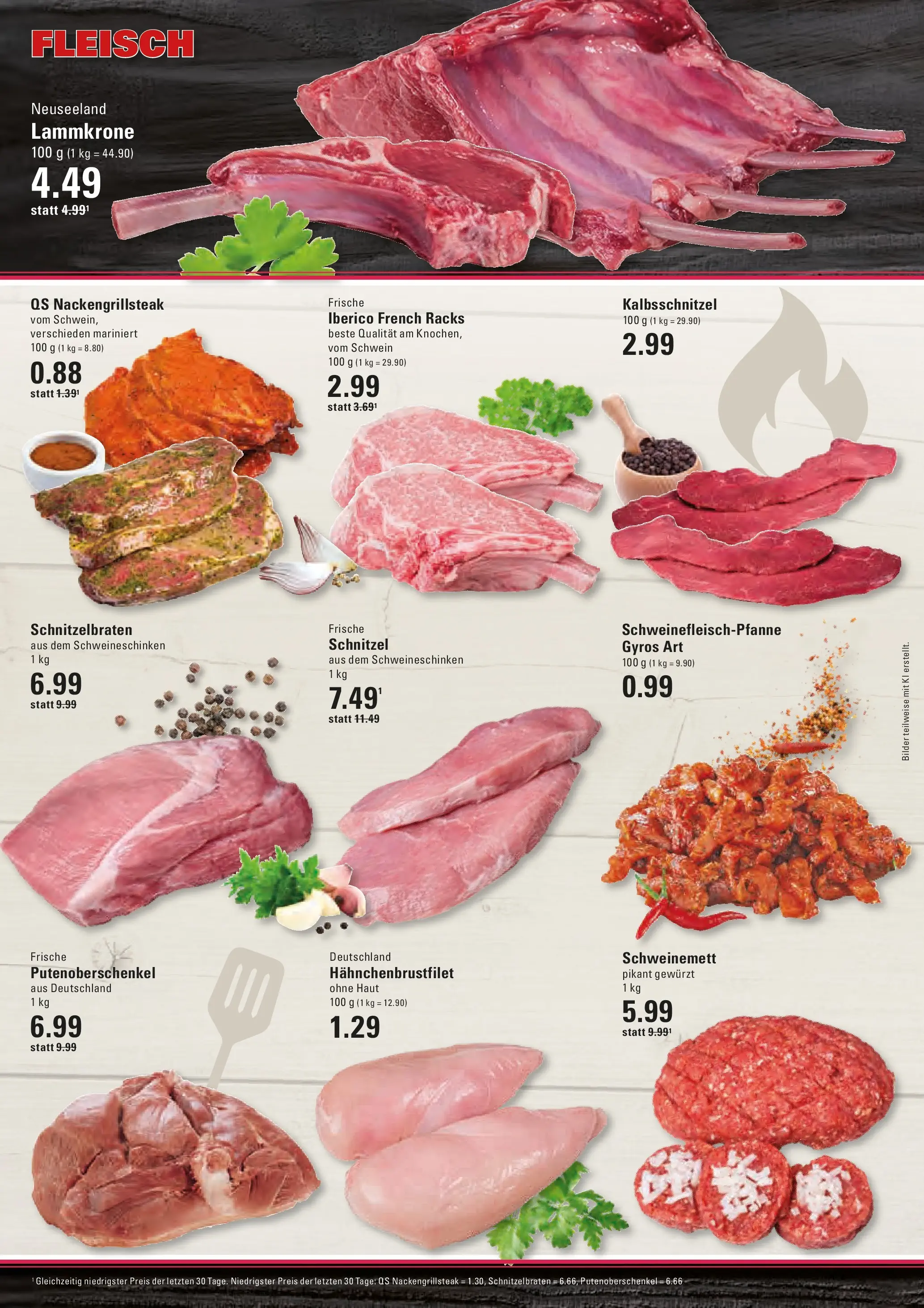 Edeka prospekt Stade	 (ab 23.03.2026) » Angebote Online | Seite: 4 | Produkte: Schnitzel, Gyros, Steak, Fleisch