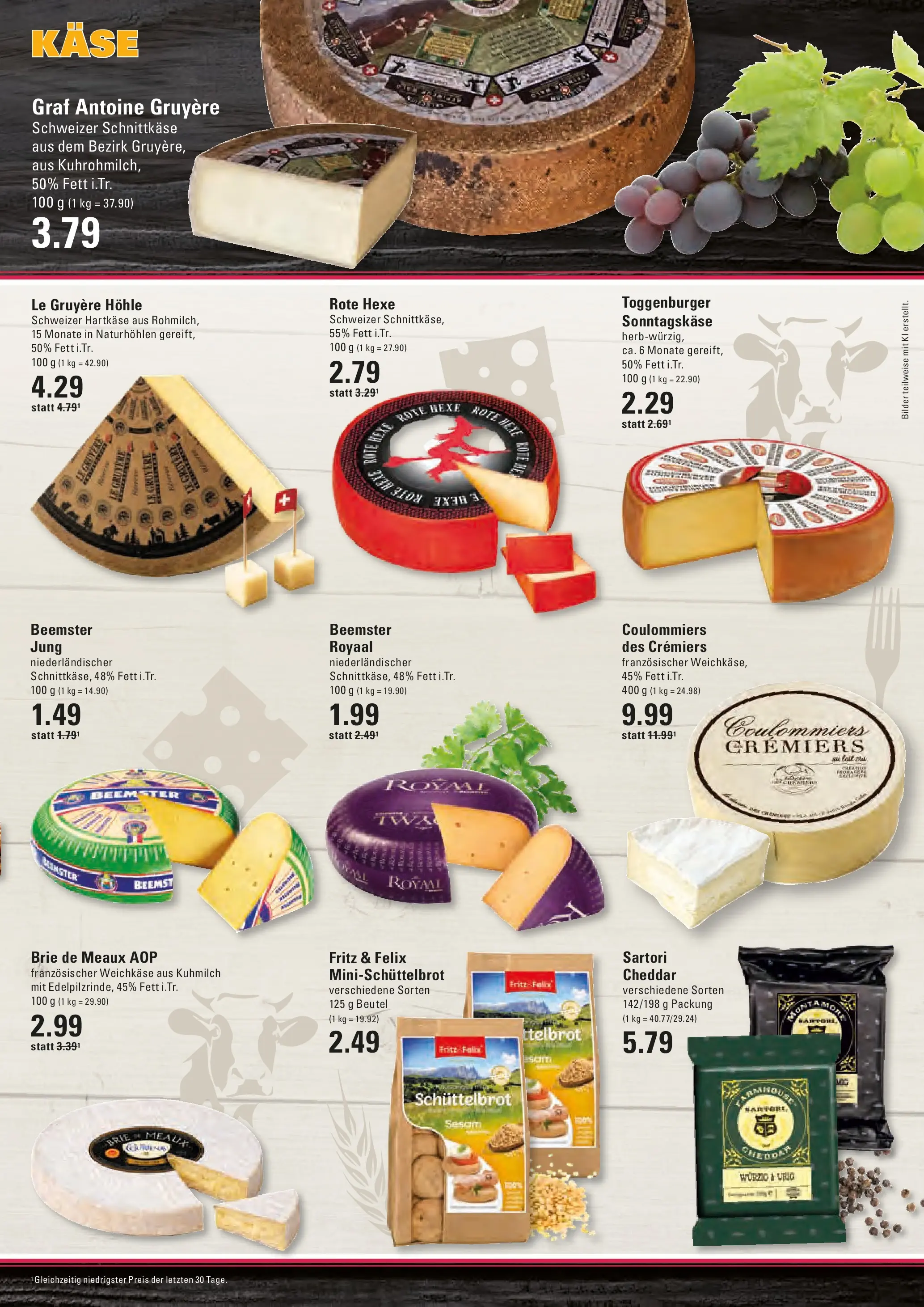 Edeka prospekt Stade	 (ab 23.03.2026) » Angebote Online | Seite: 7 | Produkte: Käse, Bilder