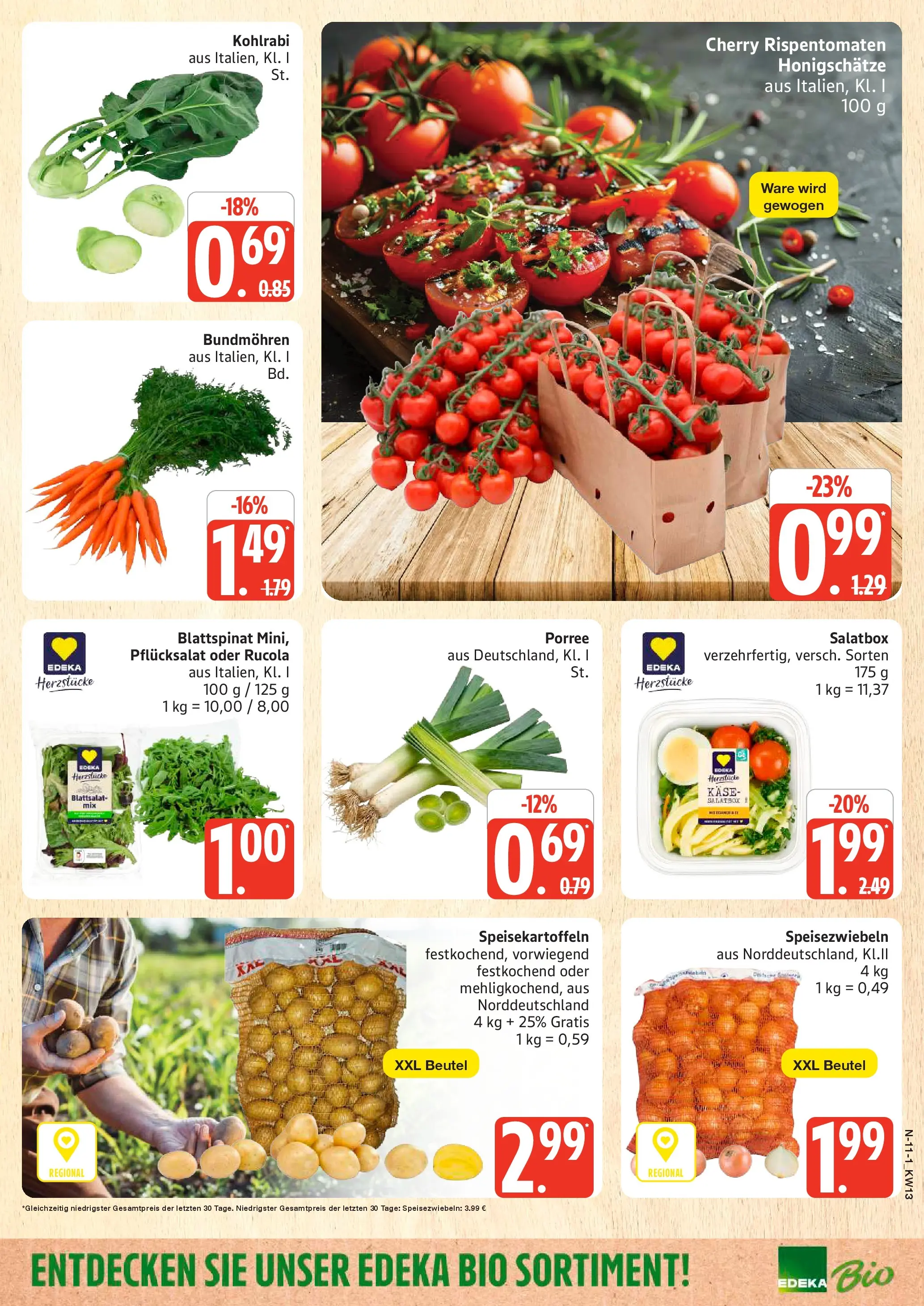 Marktkauf Prospekt Cuxhaven	 (ab 22.03.2026) » Angebote online | Seite: 11 | Produkte: Käse, Rucola, Kohlrabi