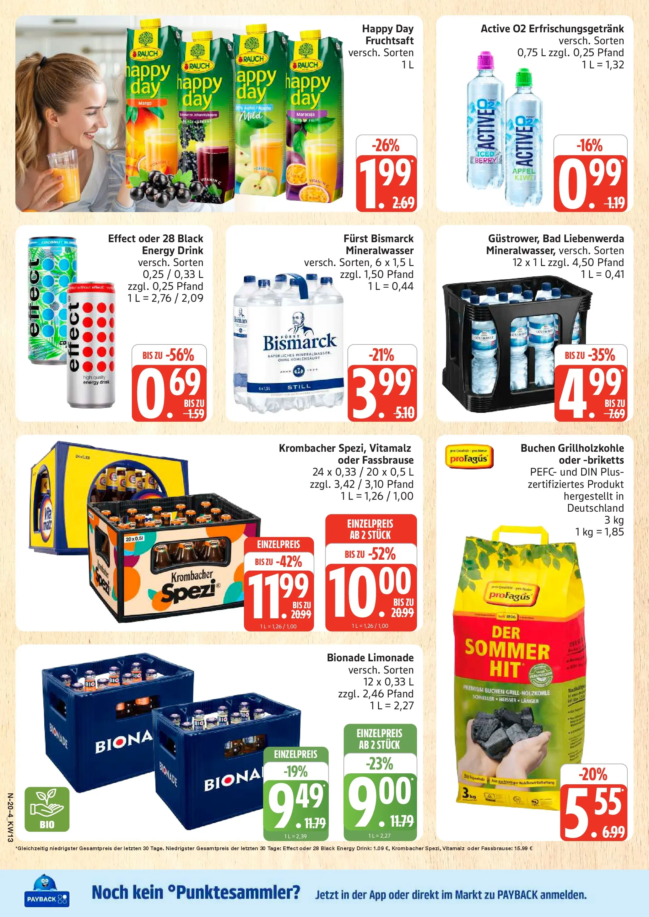 Angebote (ab 23.03.2026) » Angebote Online | Seite: 20 | Produkte: Mineralwasser, Mango, Fassbrause, Kiwi