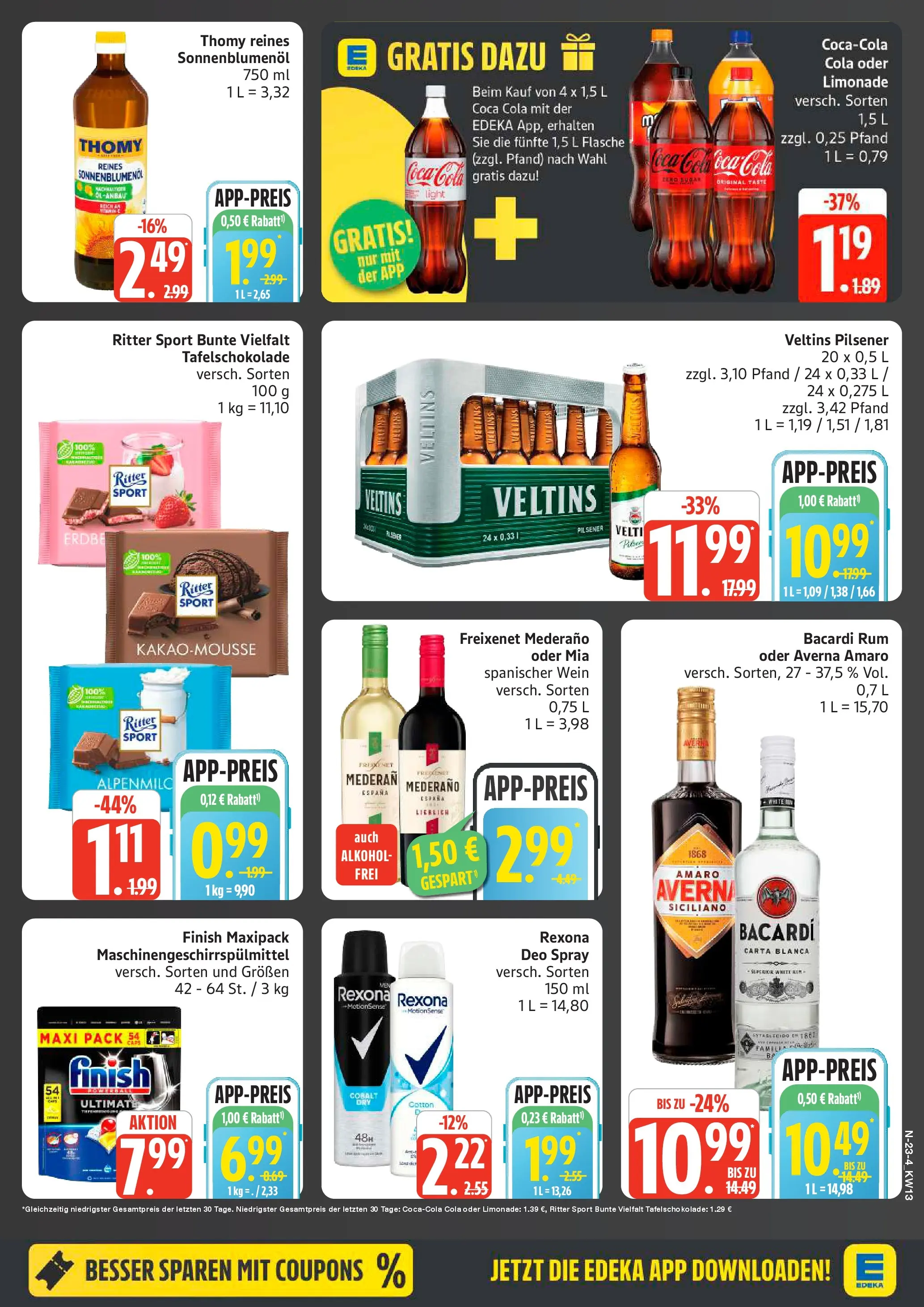Angebote (ab 23.03.2026) » Angebote Online | Seite: 23 | Produkte: Sonnenblumenol, Rum, Freixenet mederano, Limonade