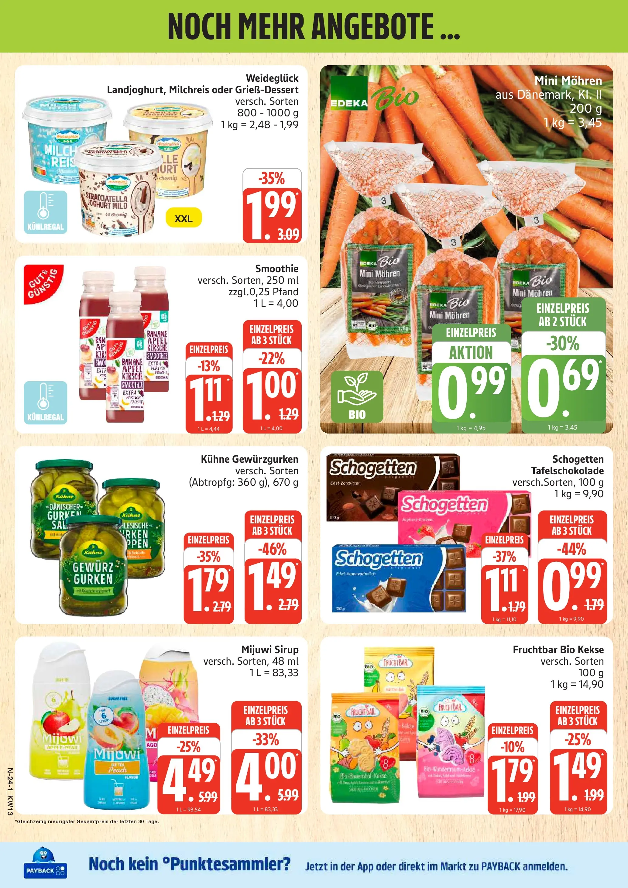 Marktkauf Prospekt Cuxhaven	 (ab 22.03.2026) » Angebote online | Seite: 24 | Produkte: Joghurt, Äpfel, Mohren, Gurken