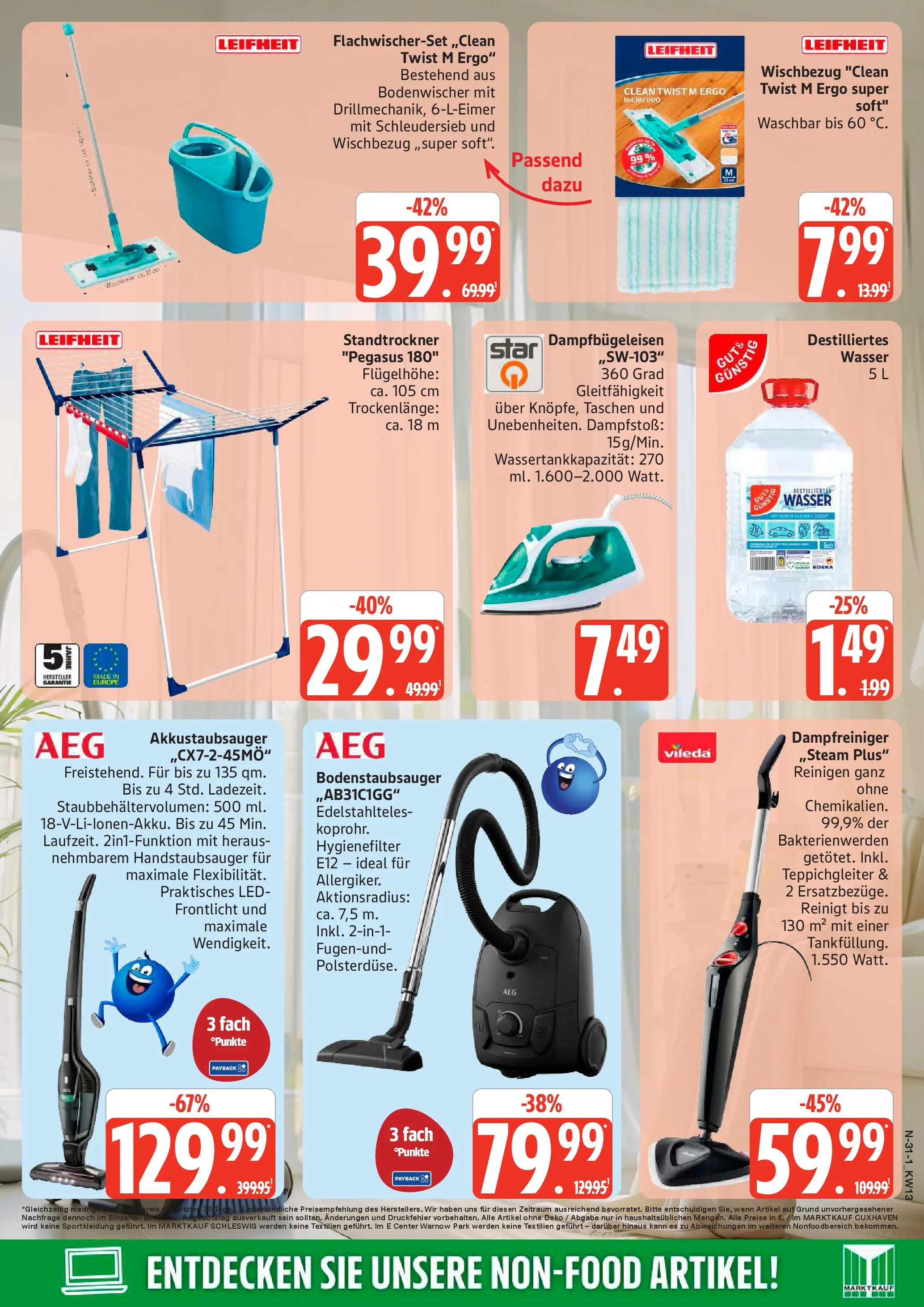 Marktkauf Prospekt Cuxhaven	 (ab 22.03.2026) » Angebote online | Seite: 31 | Produkte: Wasser