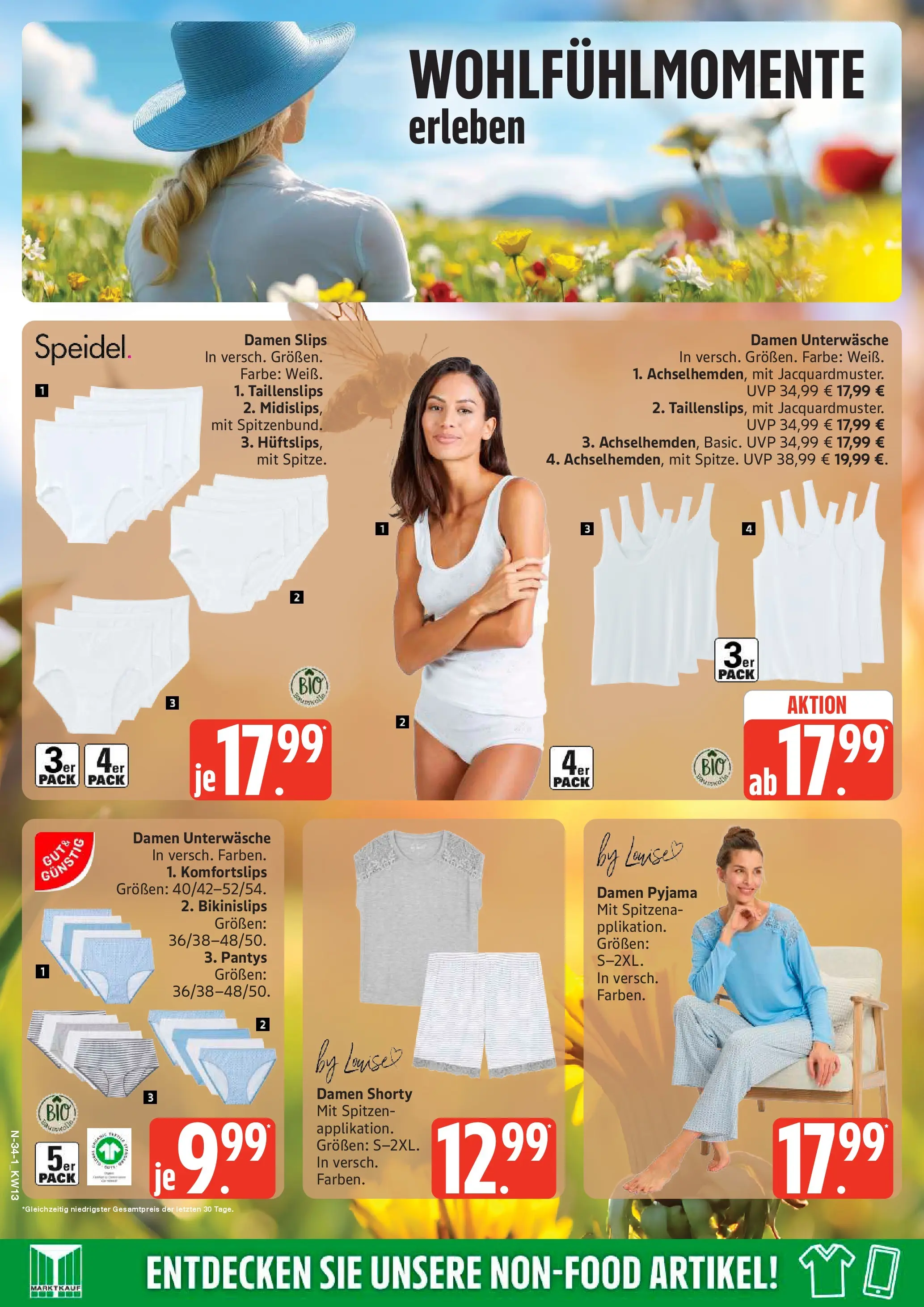 Marktkauf Prospekt Cuxhaven	 (ab 22.03.2026) » Angebote online | Seite: 34 | Produkte: Unterwäsche, Pyjama