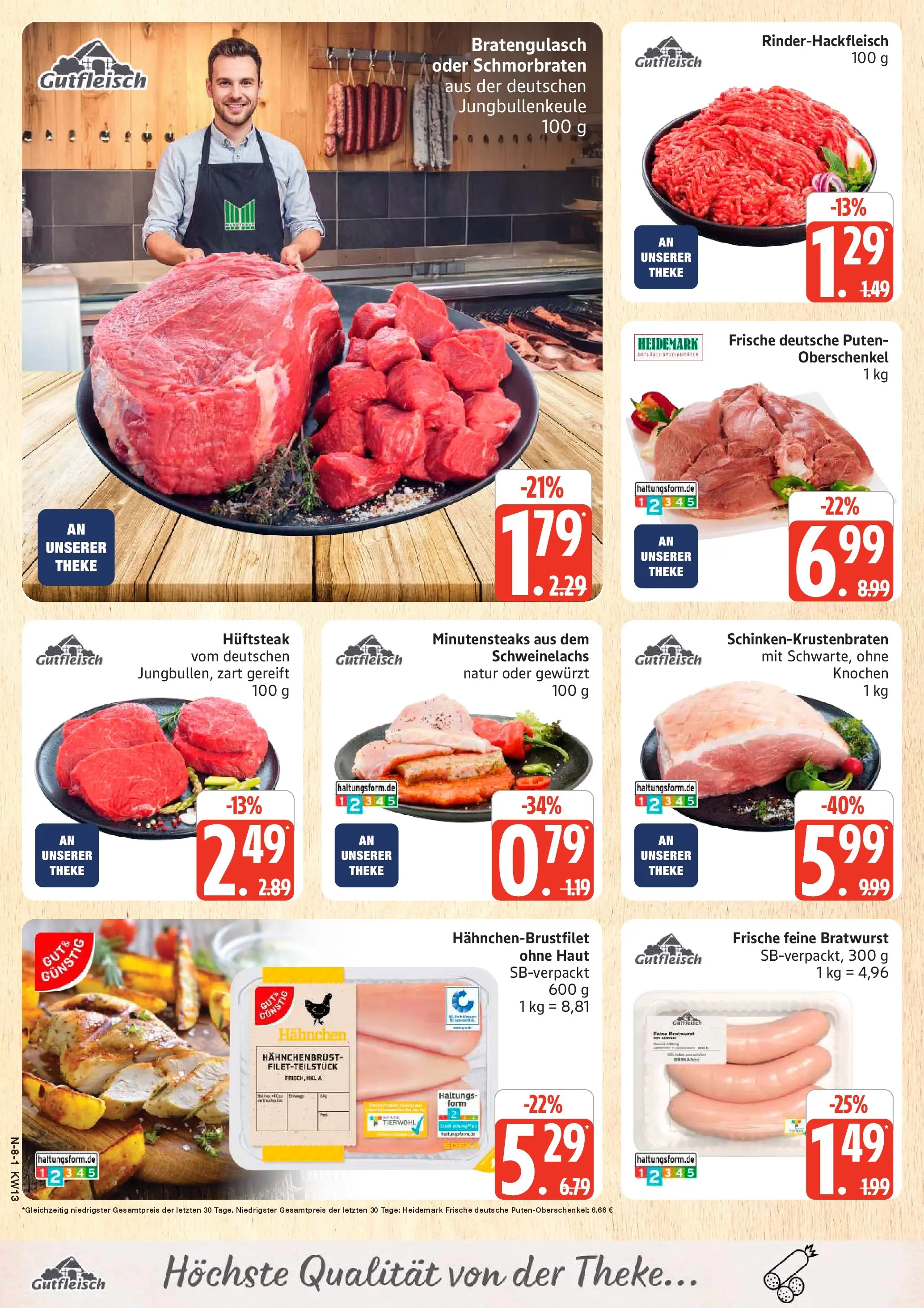 Marktkauf Prospekt Cuxhaven	 (ab 22.03.2026) » Angebote online | Seite: 8 | Produkte: Hahnchen, Theke, Bratwurst, Hahnchenbrust