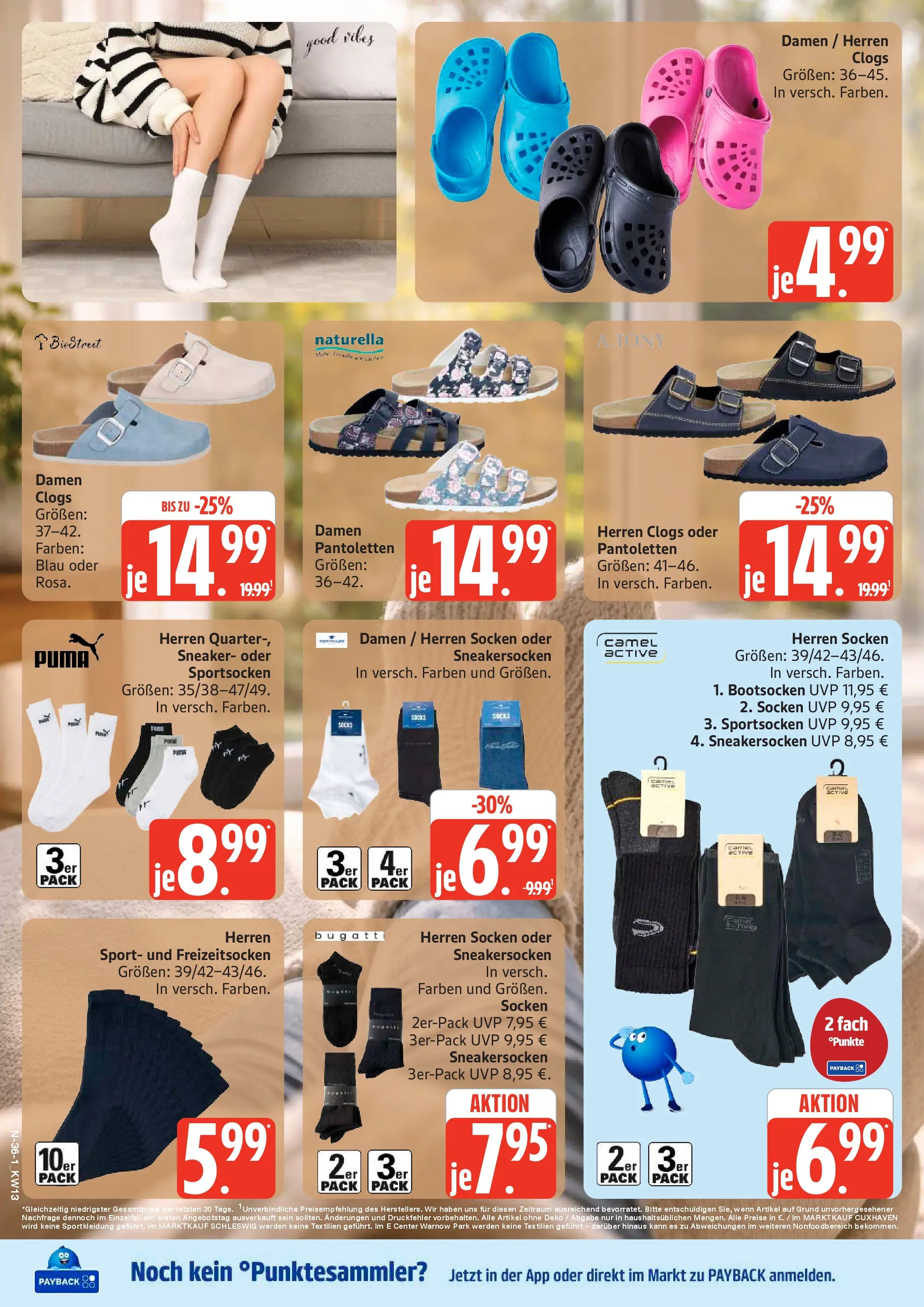 Marktkauf Prospekt Cuxhaven	 (ab 22.03.2026) » Angebote online | Seite: 36 | Produkte: Socken