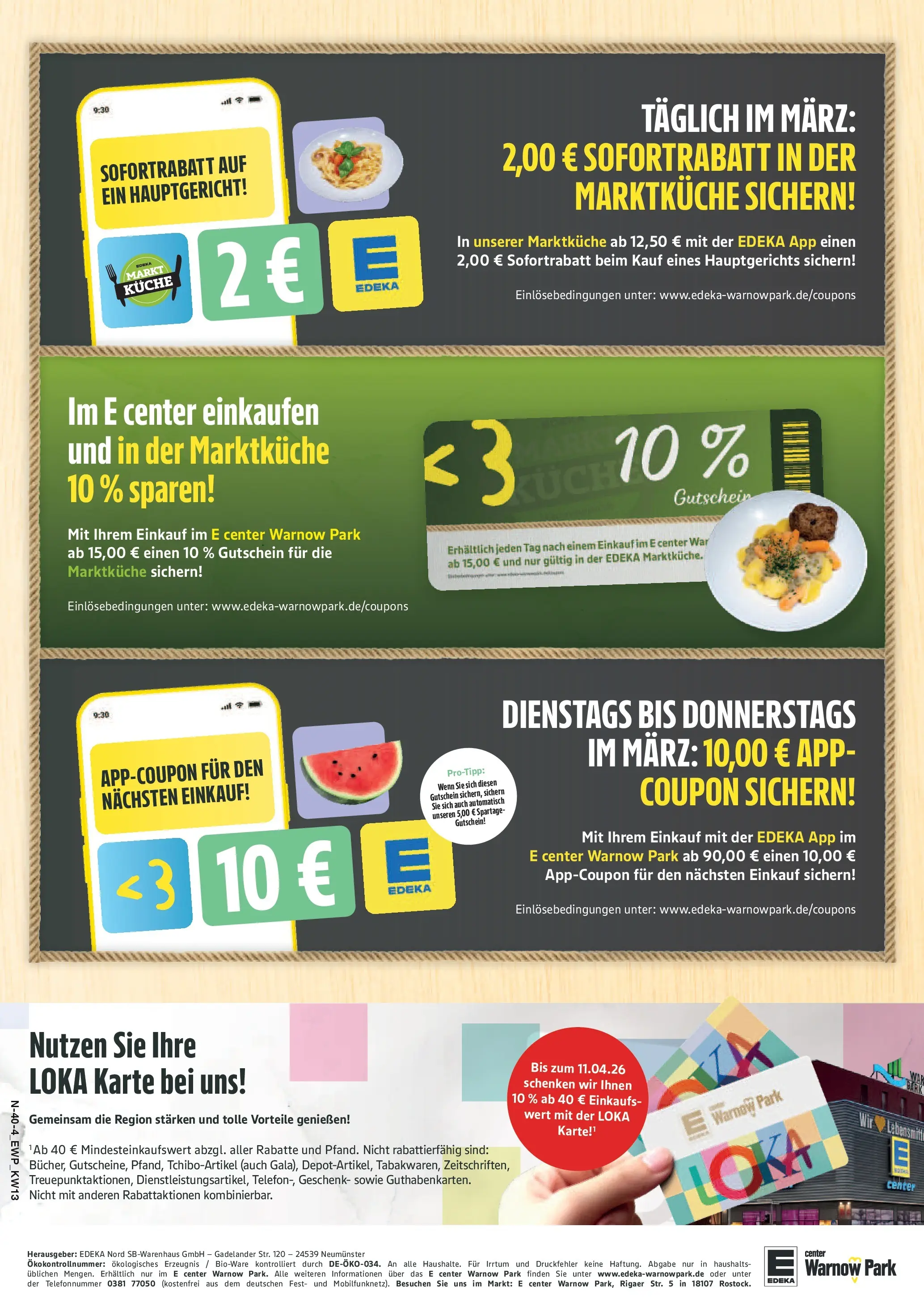 Edeka prospekt Rostock	 (ab 23.03.2026) » Angebote Online | Seite: 40 | Produkte: Küche