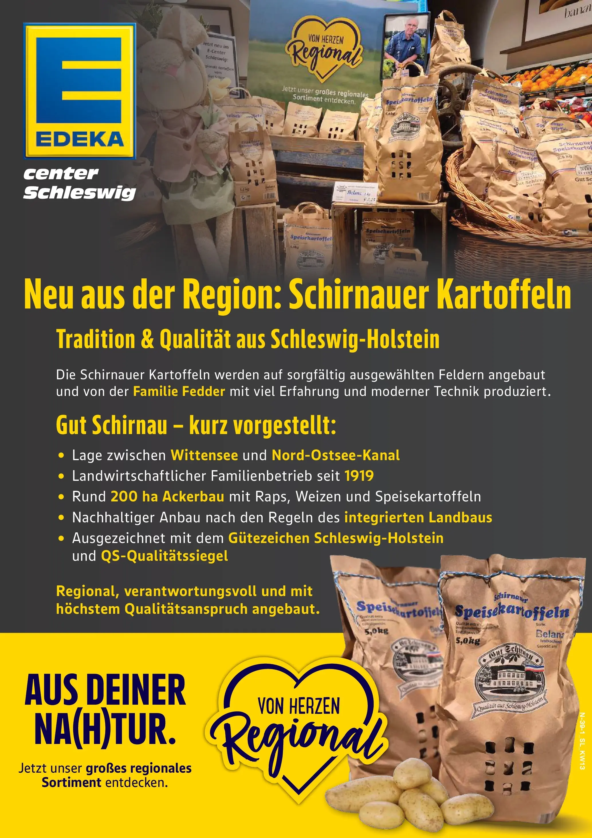 Edeka prospekt Schleswig	 (ab 23.03.2026) » Angebote Online | Seite: 39 | Produkte: Holsten, Kartoffeln