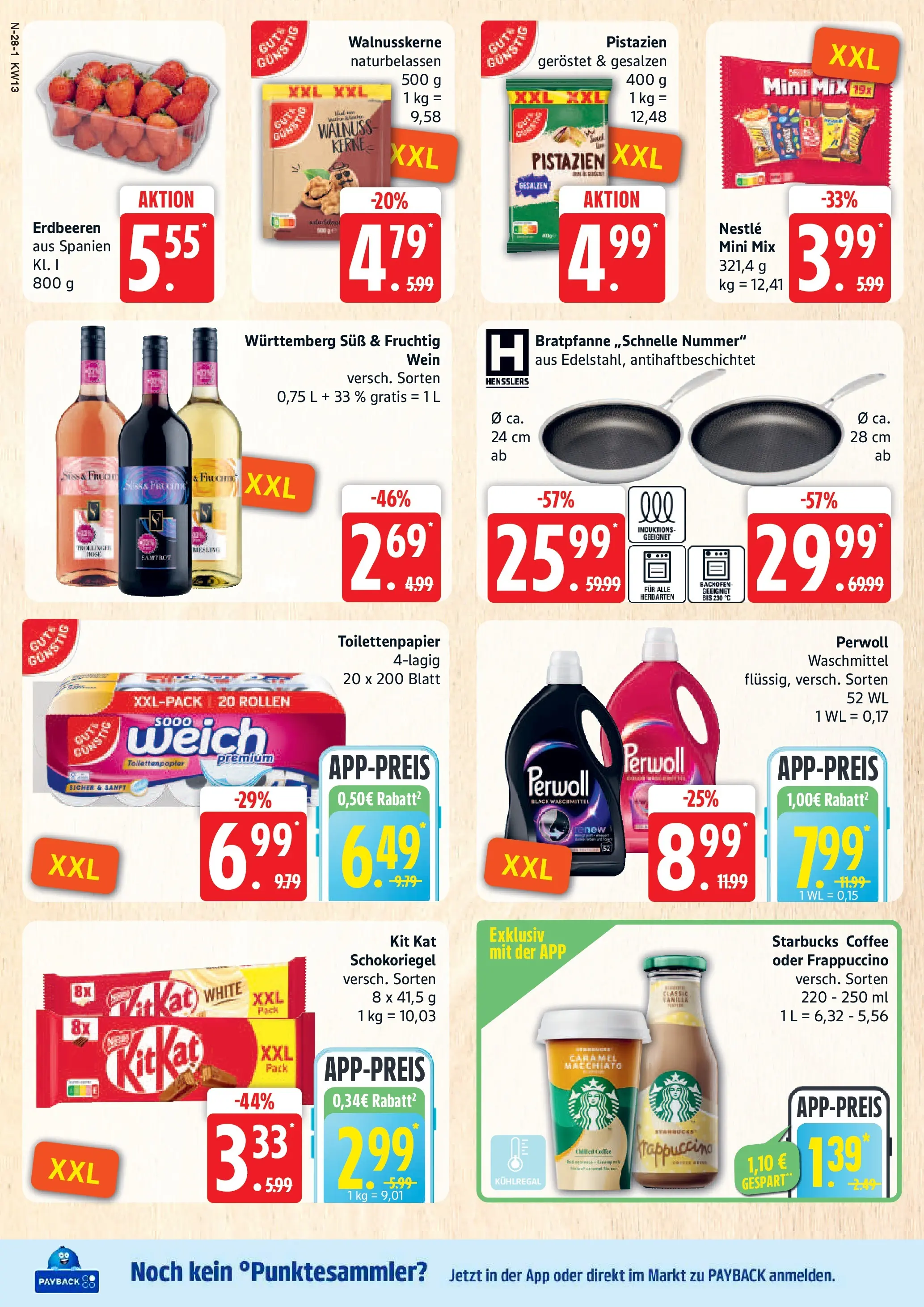 Marktkauf Prospekt Cuxhaven	 (ab 22.03.2026) » Angebote online | Seite: 28 | Produkte: Perwoll, Backofen, Wein, Erdbeeren