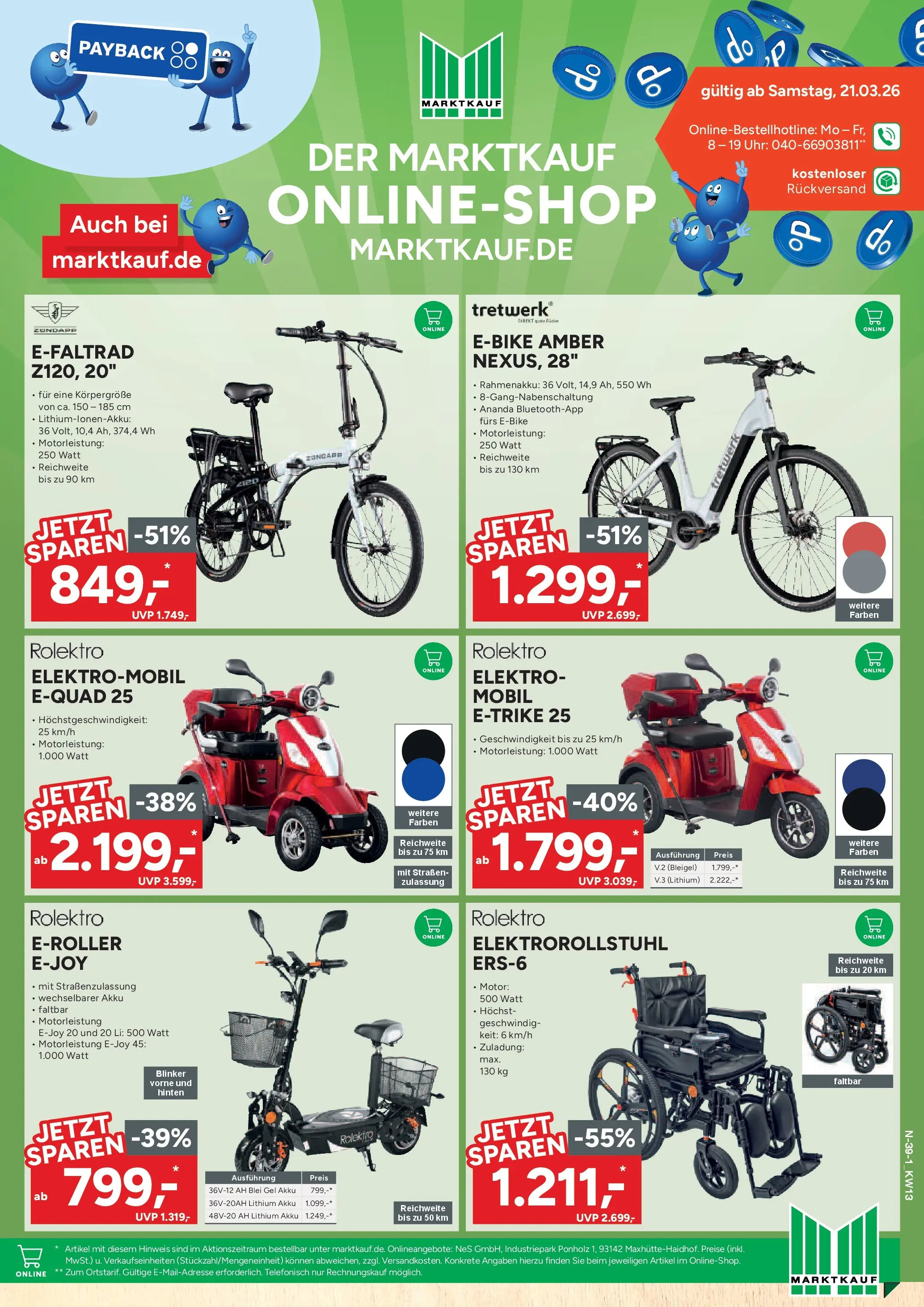 Marktkauf Prospekt Cuxhaven	 (ab 22.03.2026) » Angebote online | Seite: 39 | Produkte: Uhr