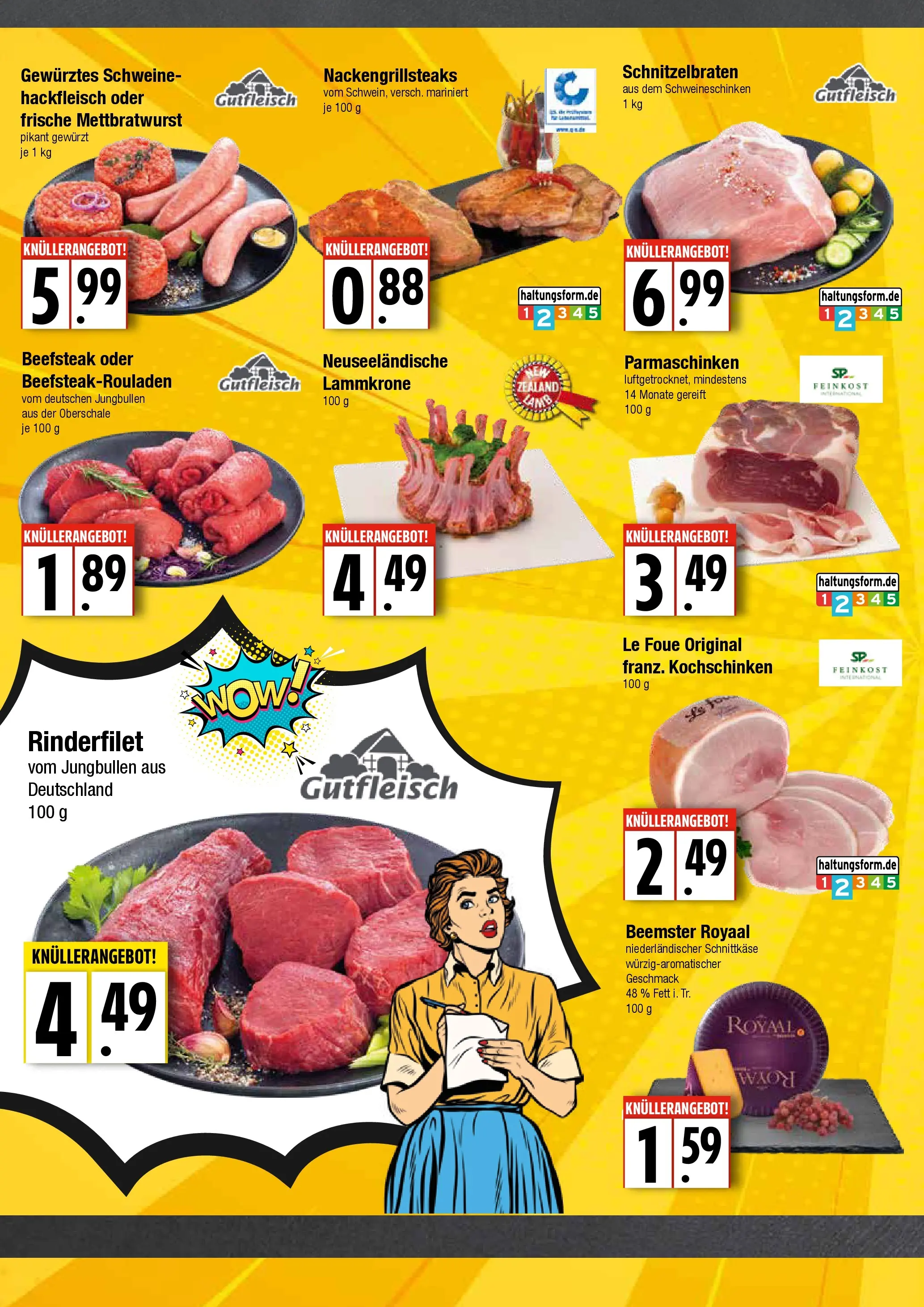 Edeka prospekt Hamburg	 (ab 23.03.2026) » Angebote Online | Seite: 2 | Produkte: Rinderfilet, Hackfleisch