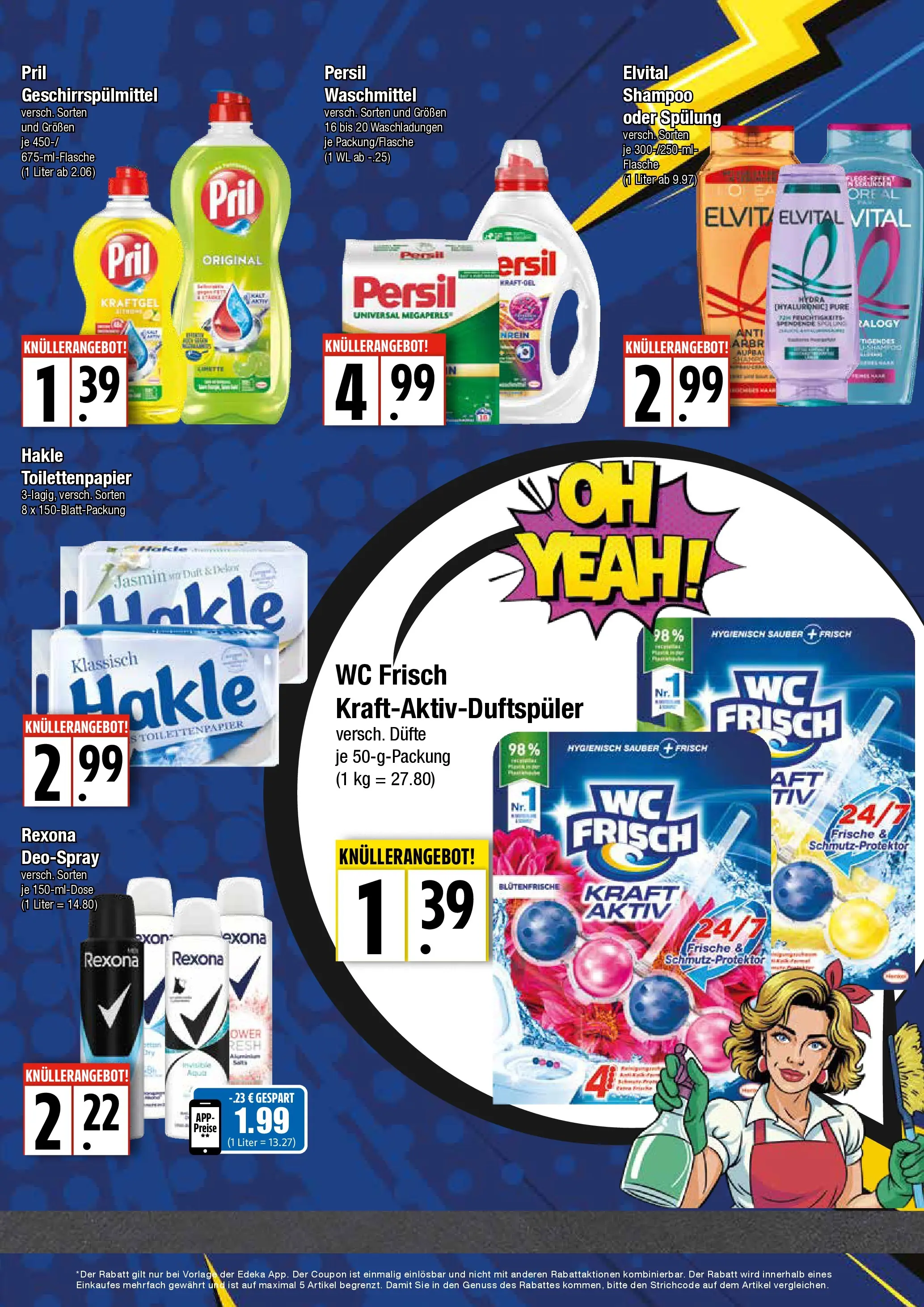 Edeka prospekt Hamburg	 (ab 23.03.2026) » Angebote Online | Seite: 5 | Produkte: Spülung, Deodorant, Geschirrspülmittel, Pril