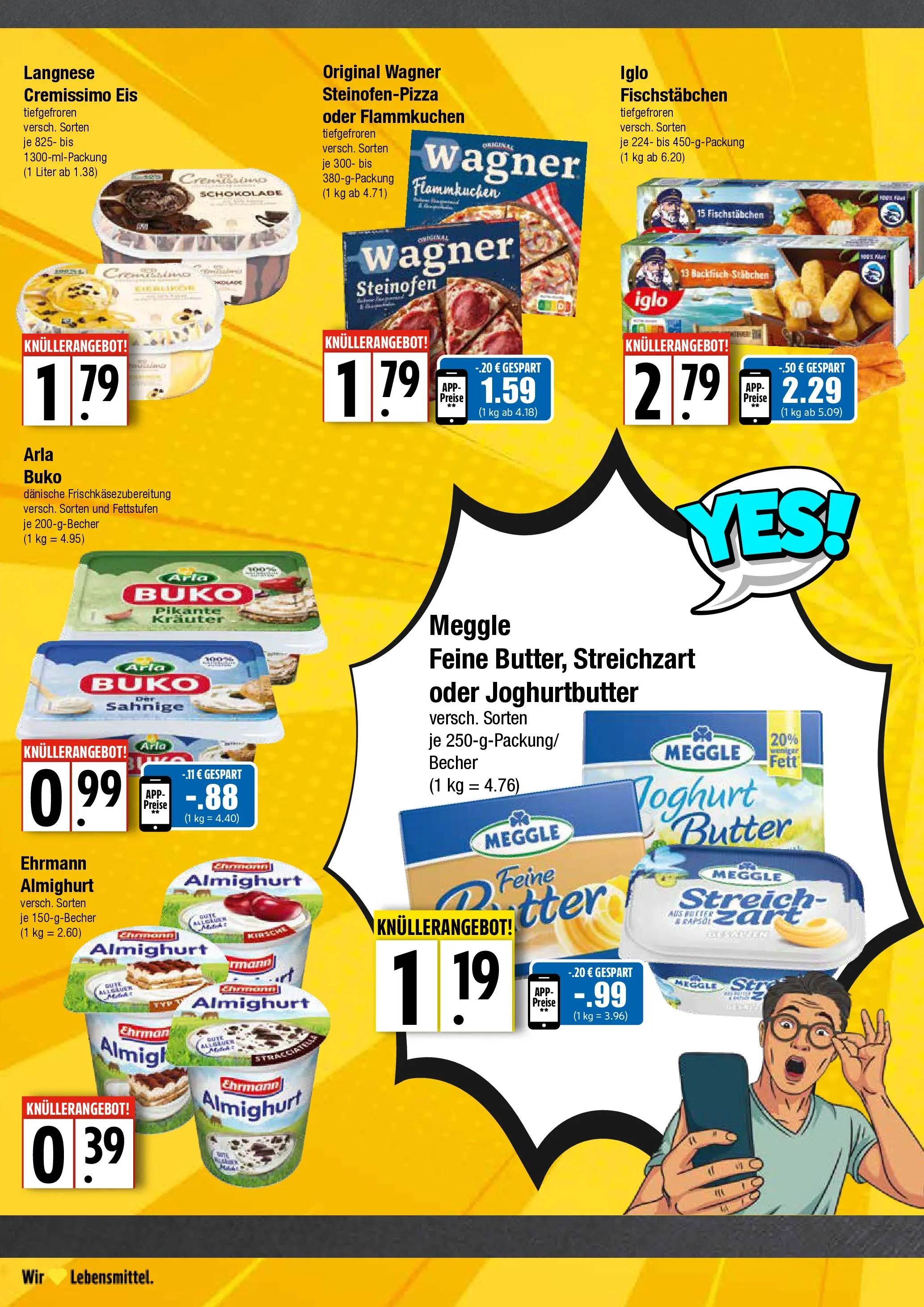 Edeka prospekt Hamburg	 (ab 23.03.2026) » Angebote Online | Seite: 6 | Produkte: Butter, Joghurt, Arla buko, Pizza