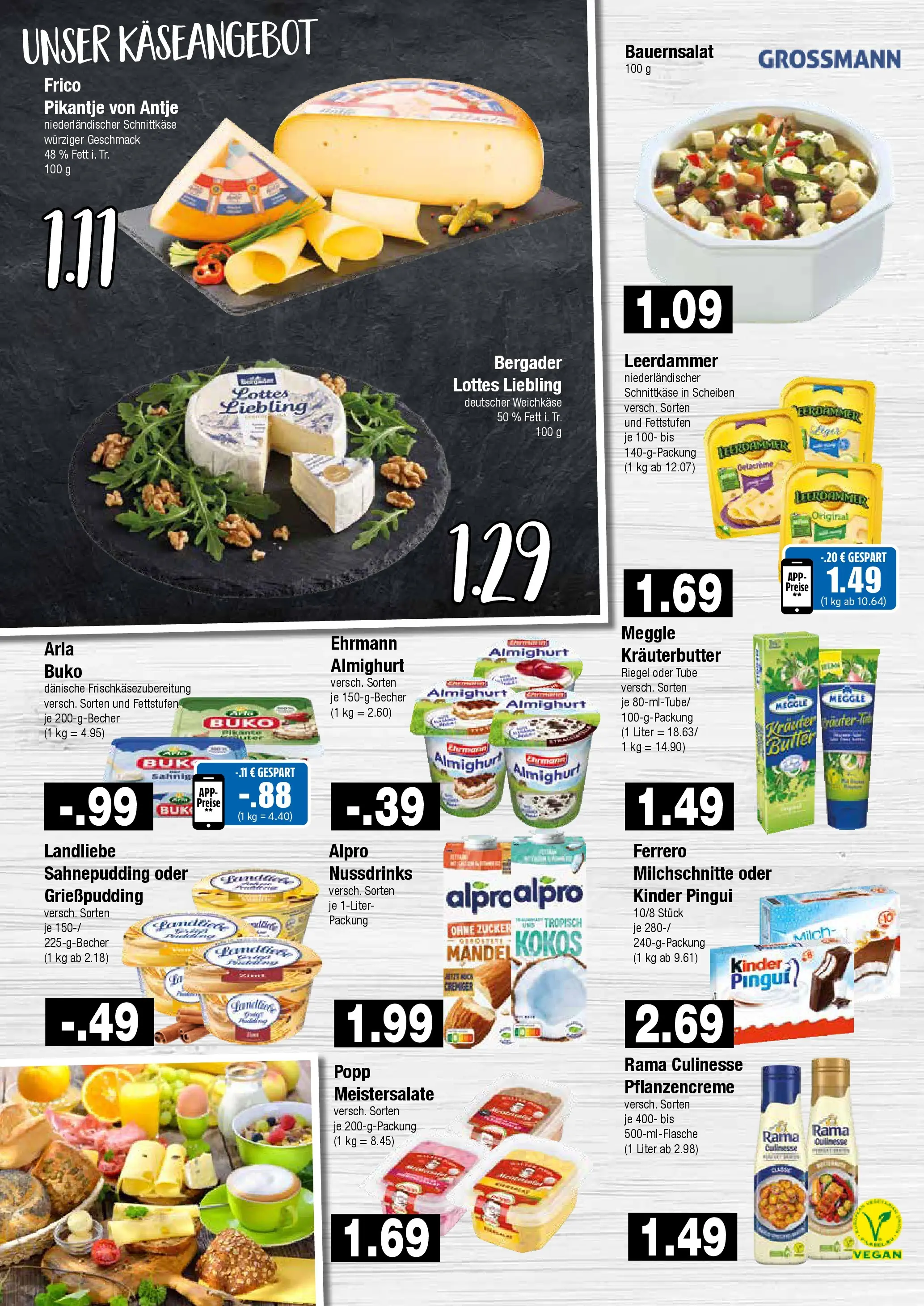 Edeka prospekt Hamburg	 (ab 23.03.2026) » Angebote Online | Seite: 4 | Produkte: Rama, Alpro, Arla buko, Ferrero milchschnitte
