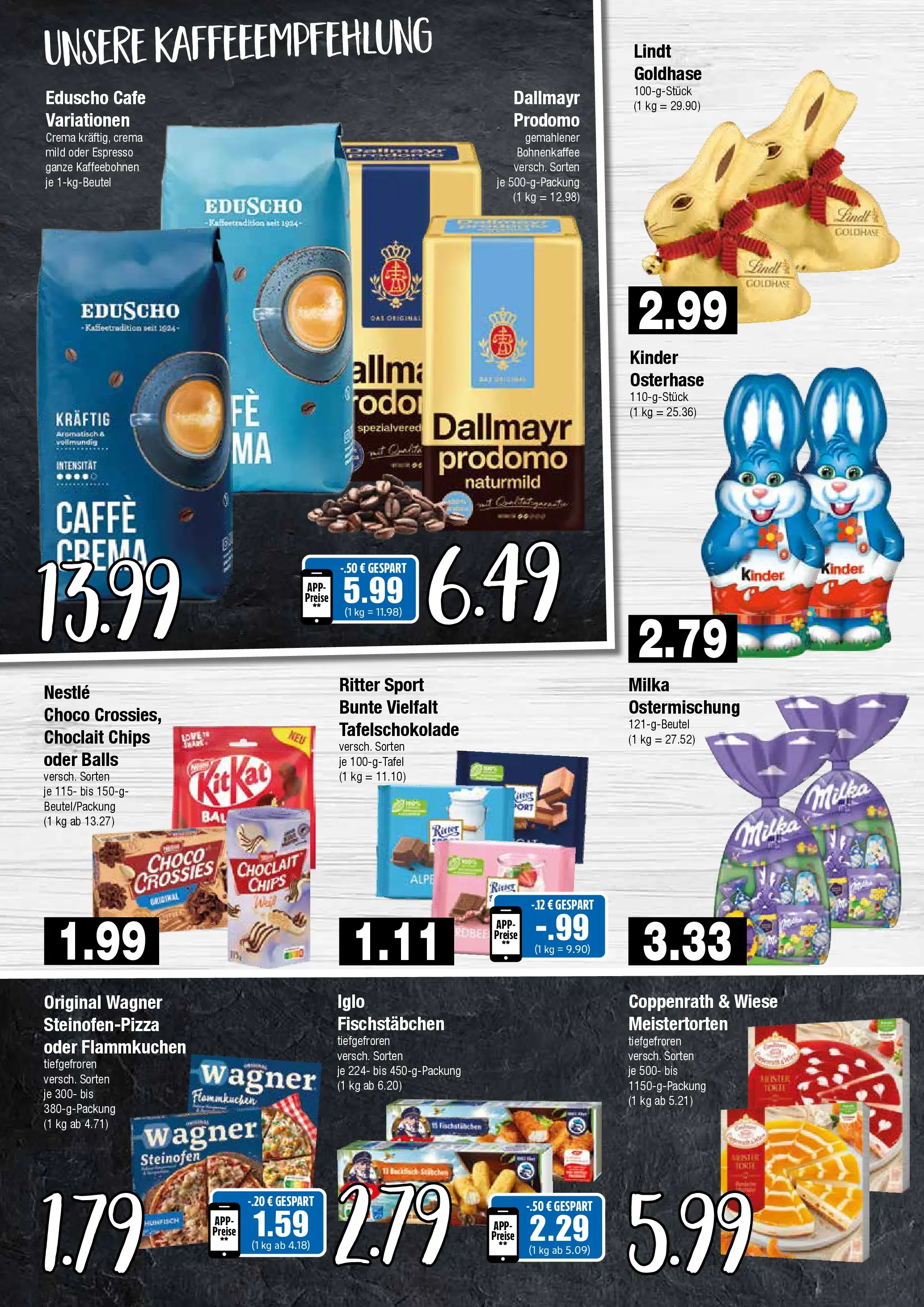 Edeka prospekt Hamburg	 (ab 23.03.2026) » Angebote Online | Seite: 6 | Produkte: Dallmayr, Pizza, Chips, Eduscho