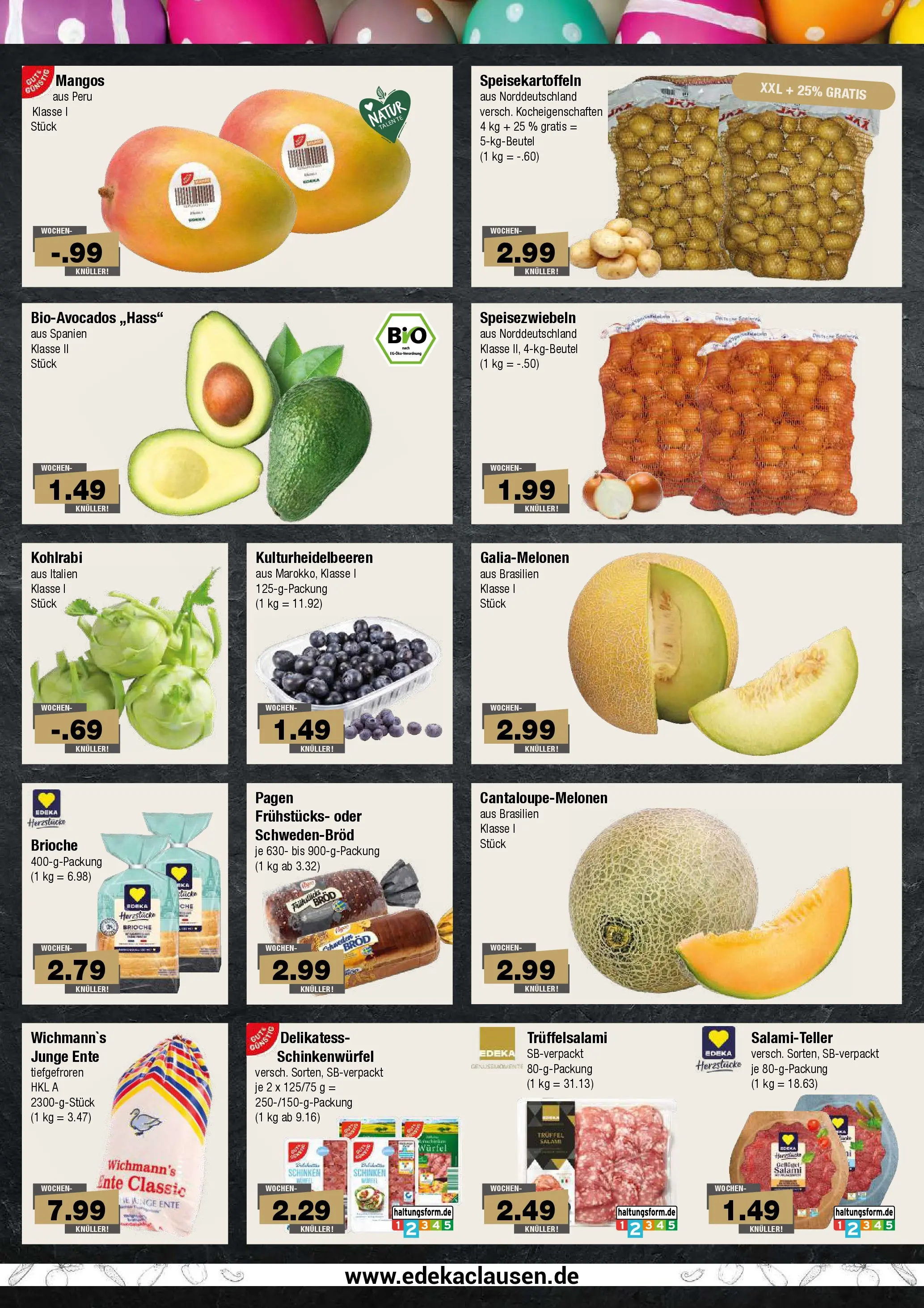 Edeka prospekt Hamburg	 (ab 23.03.2026) » Angebote Online | Seite: 2 | Produkte: Kohlrabi, Avocado, Schinken, Ente