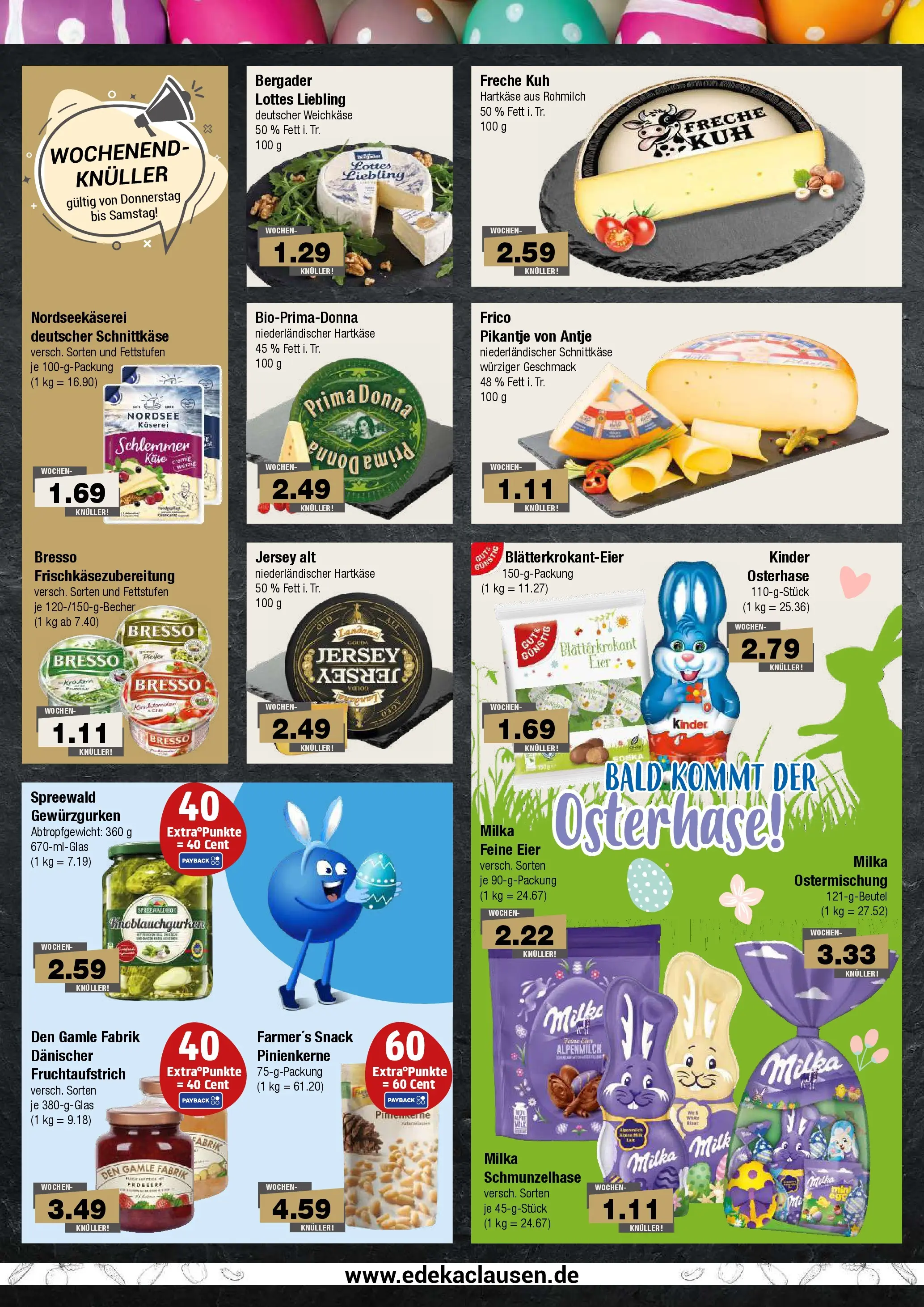 Edeka prospekt Hamburg	 (ab 23.03.2026) » Angebote Online | Seite: 4 | Produkte: Gouda, Milka, Bresso, Creme