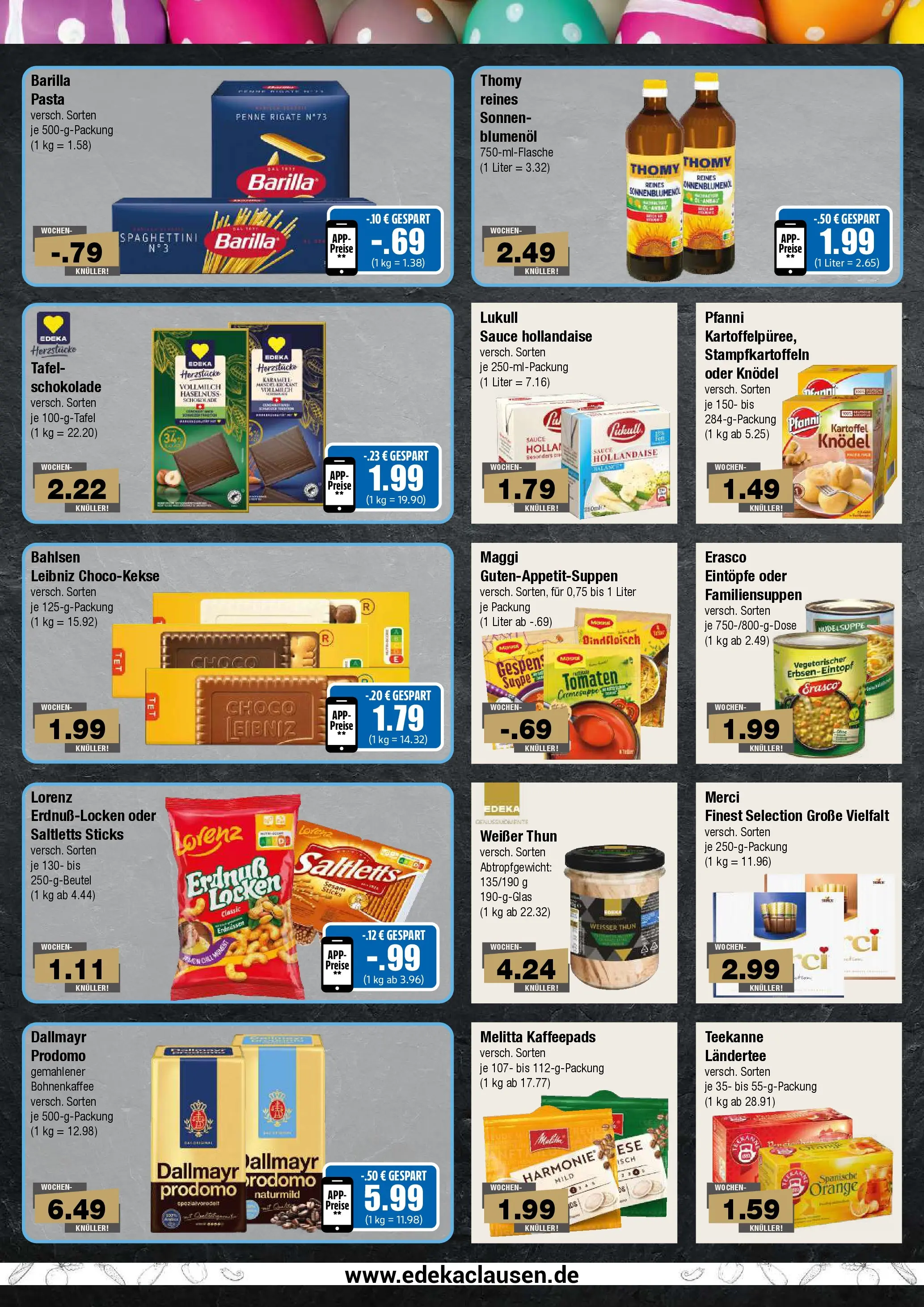 Edeka prospekt Hamburg	 (ab 23.03.2026) » Angebote Online | Seite: 6 | Produkte: Kaffeepads, Tomaten, Teekanne, Pasta