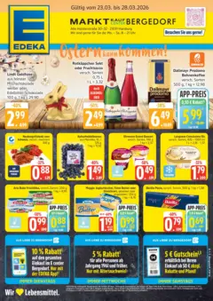 Edeka prospekt Hamburg	 ab 23.03.2026 gültig | Seite: 6 | Produkte: Haribo, Schokolade, Salz, Lindt