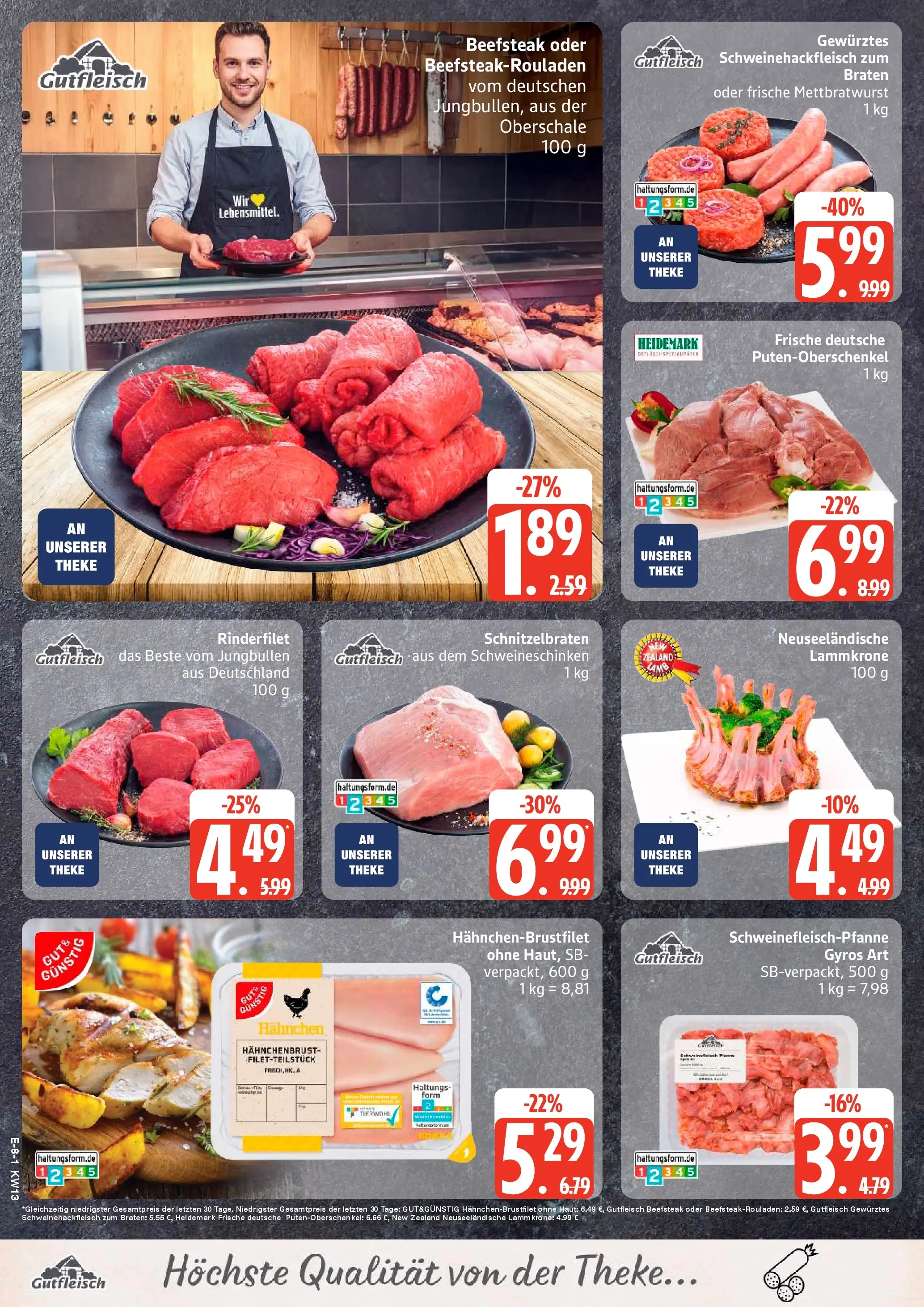 Edeka prospekt Hamburg	 (ab 23.03.2026) » Angebote Online | Seite: 8 | Produkte: Hahnchen, Theke, Rinderfilet, Hahnchenbrust