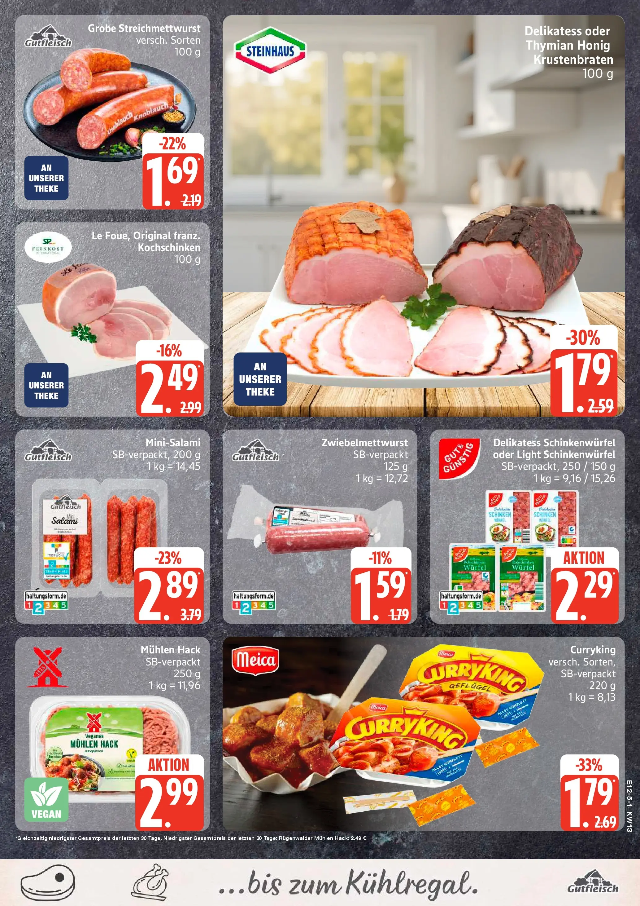 Edeka prospekt Sterup	 (ab 22.03.2026) » Angebote Online | Seite: 5 | Produkte: Theke, Meica, Salami, Schinken